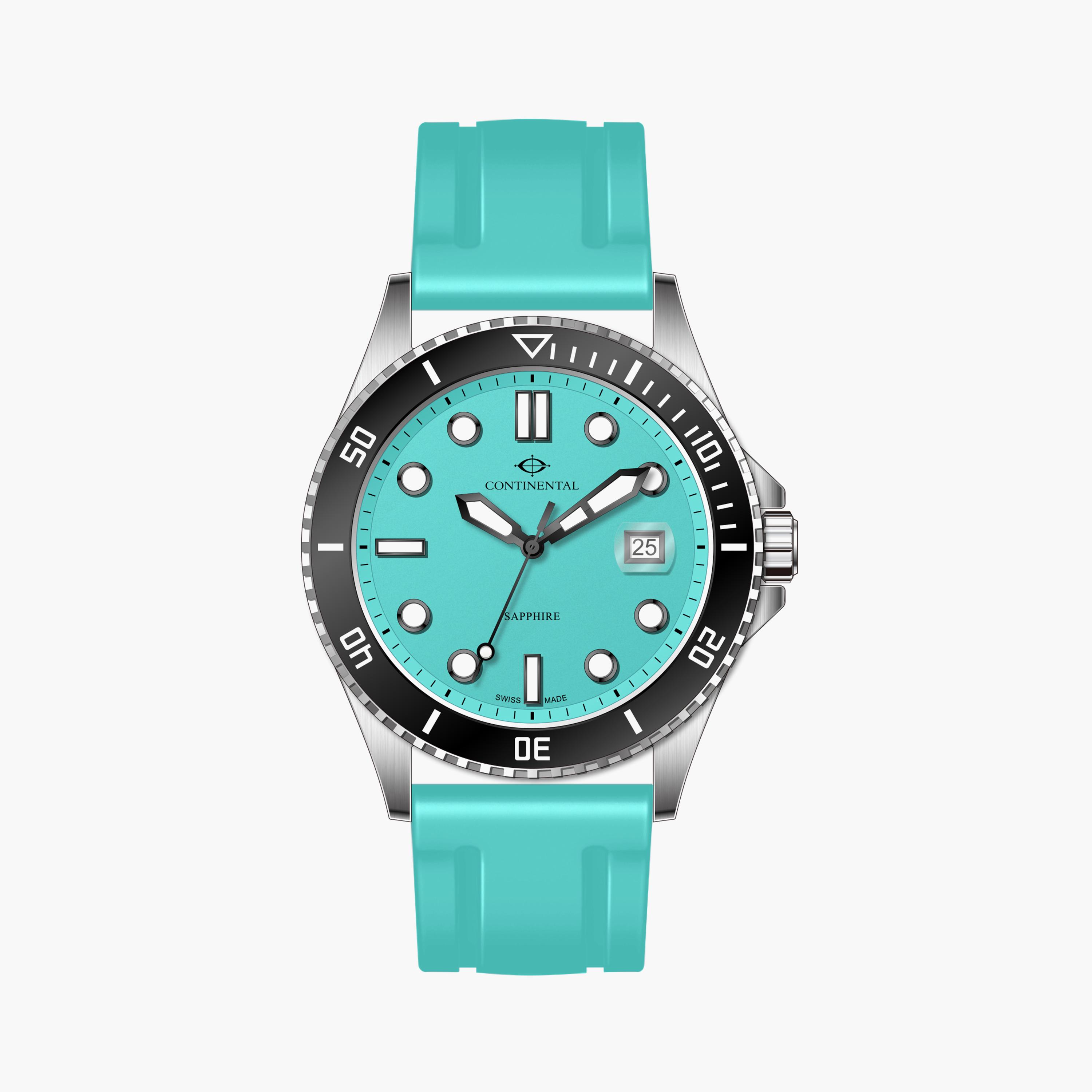 Continental Men's Blue Analog Silicone Strap Watch | 20504-GD162270-men-watchesandjewellery-watches-image-1