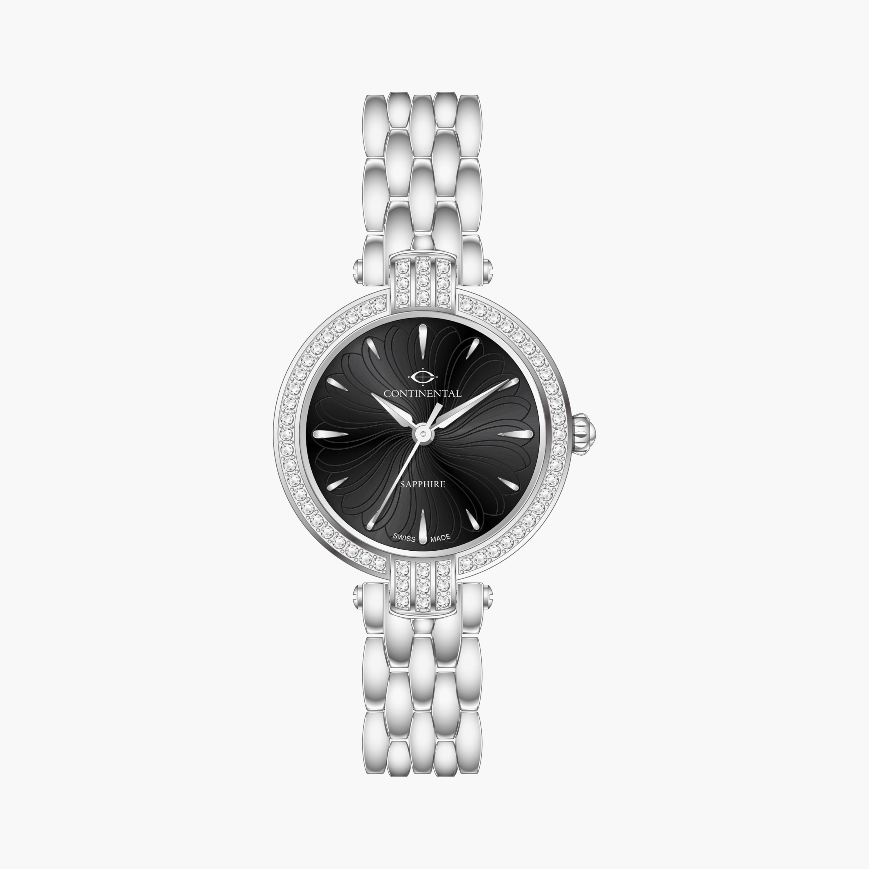 كونتيننتال-ساعة تناظرية حزام ستانلس ستيل- فضي | 22502-LT101431-women-watchesandjewellery-watches-image-1