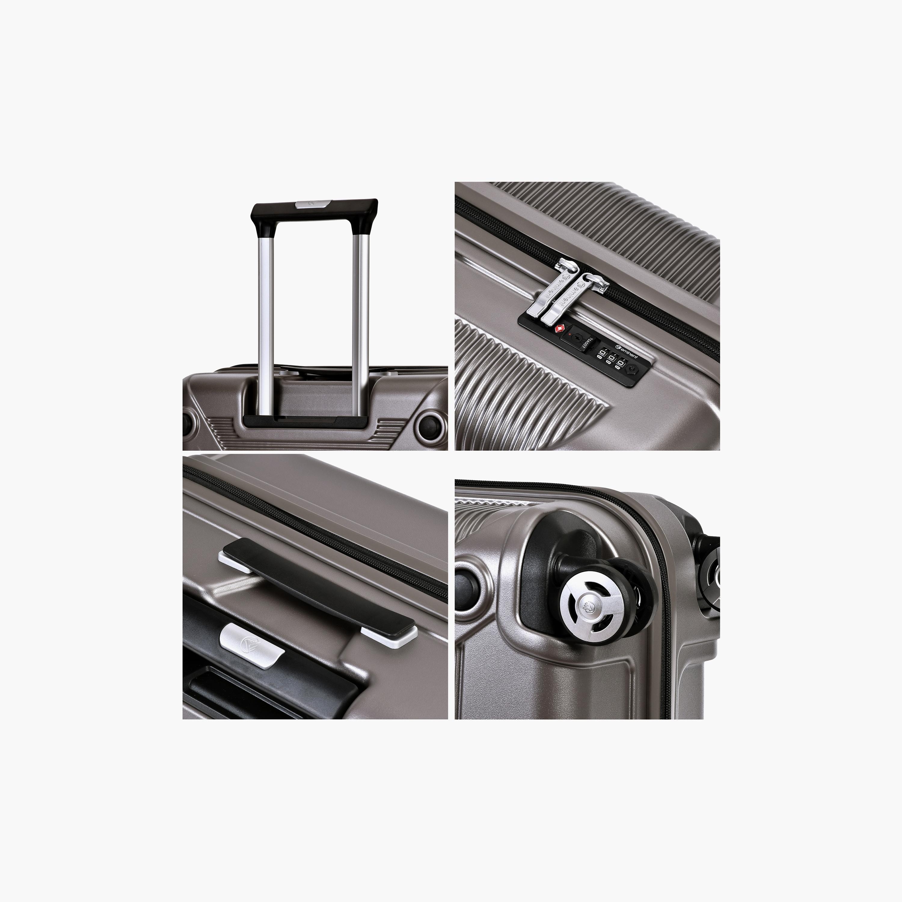Eminent Set of 3 Hard Case Luggage Trolley Bag with Double 4 Spinner Wheels | KJ97-travel-luggagesandbags-luggage-image-4