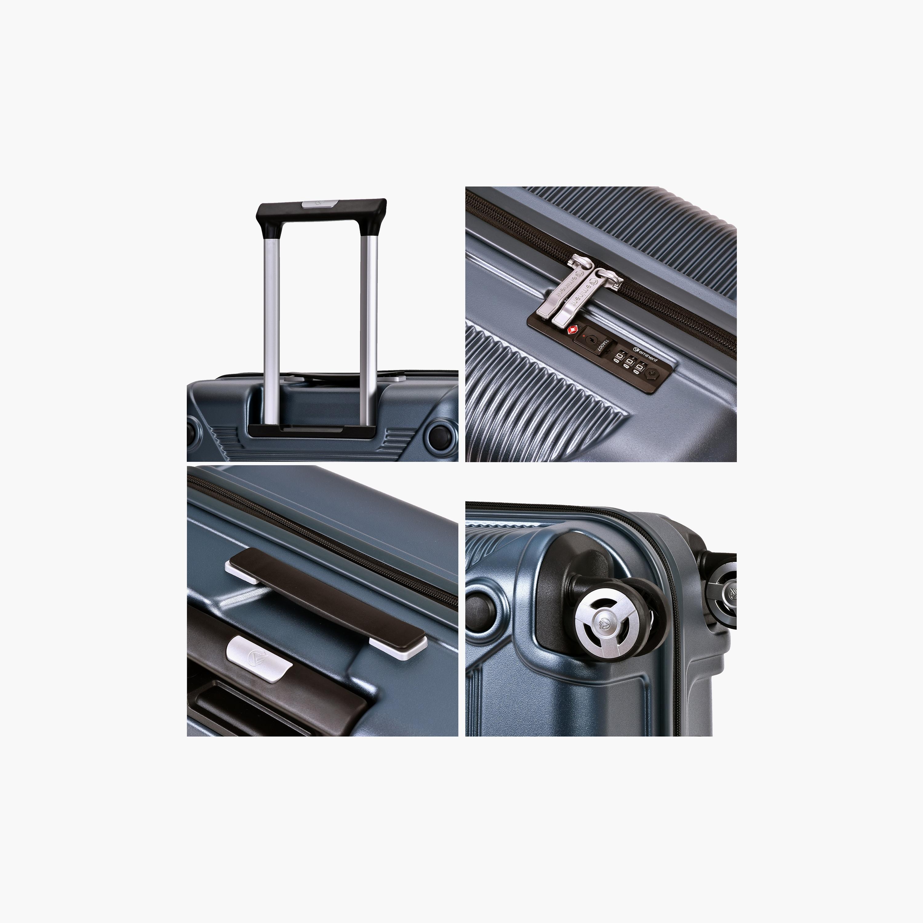 Eminent Set of 3 Hard Case Luggage Trolley Bag with Double 4 Spinner Wheels | KJ97-travel-luggagesandbags-luggage-image-4