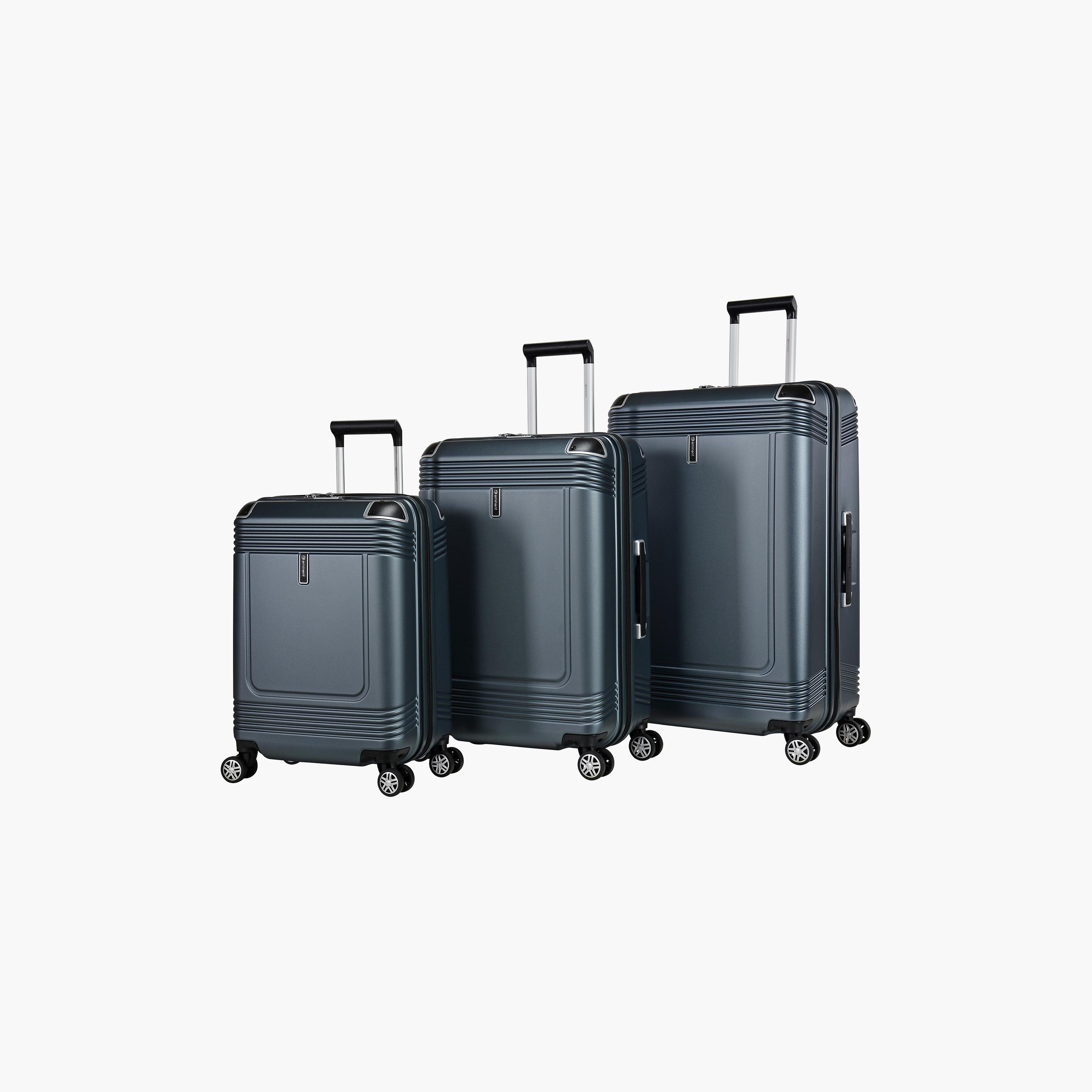 مجموعة إمينينت مكونة من 3 حقائب أمتعة بعجلات ذات هارد كيس مع 4 عجلات مزدوجة دوارة | KK10-travel-luggagesandbags-luggage-image-1