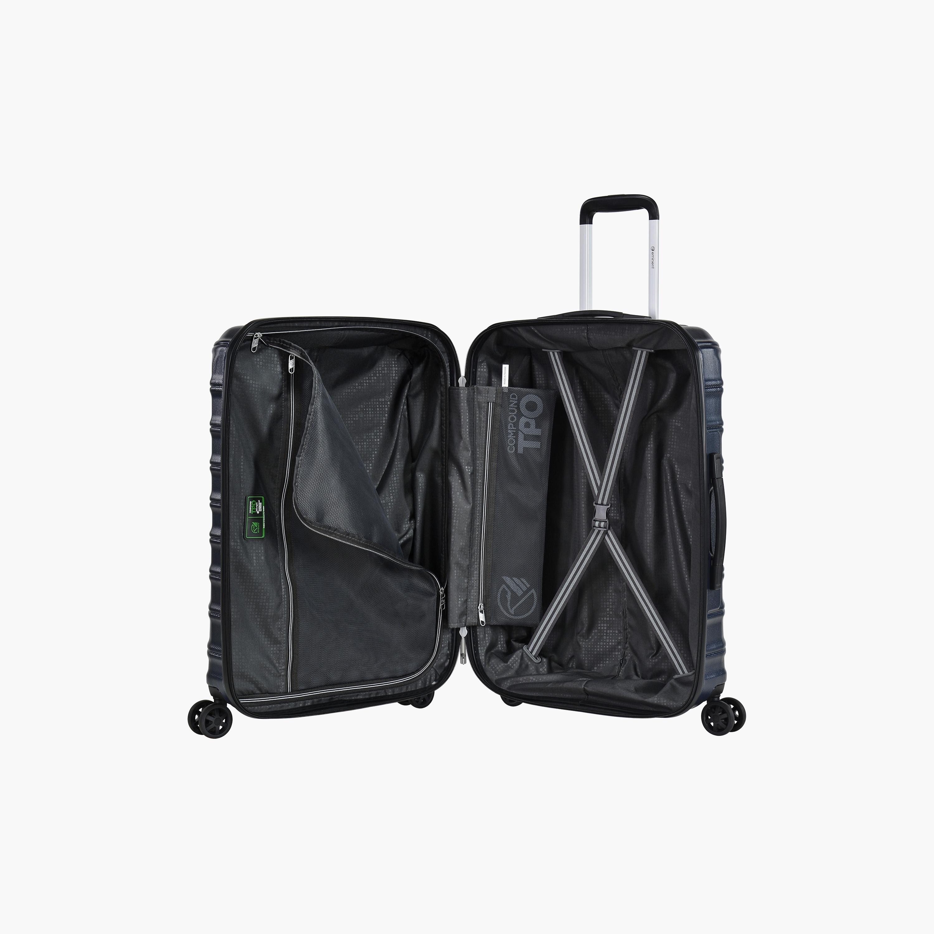 Eminent 75 CM Large Check-In Hard Case Luggage Trolley Bag with Double 4 Spinner Wheels | KK30-travel-luggagesandbags-luggage-image-5