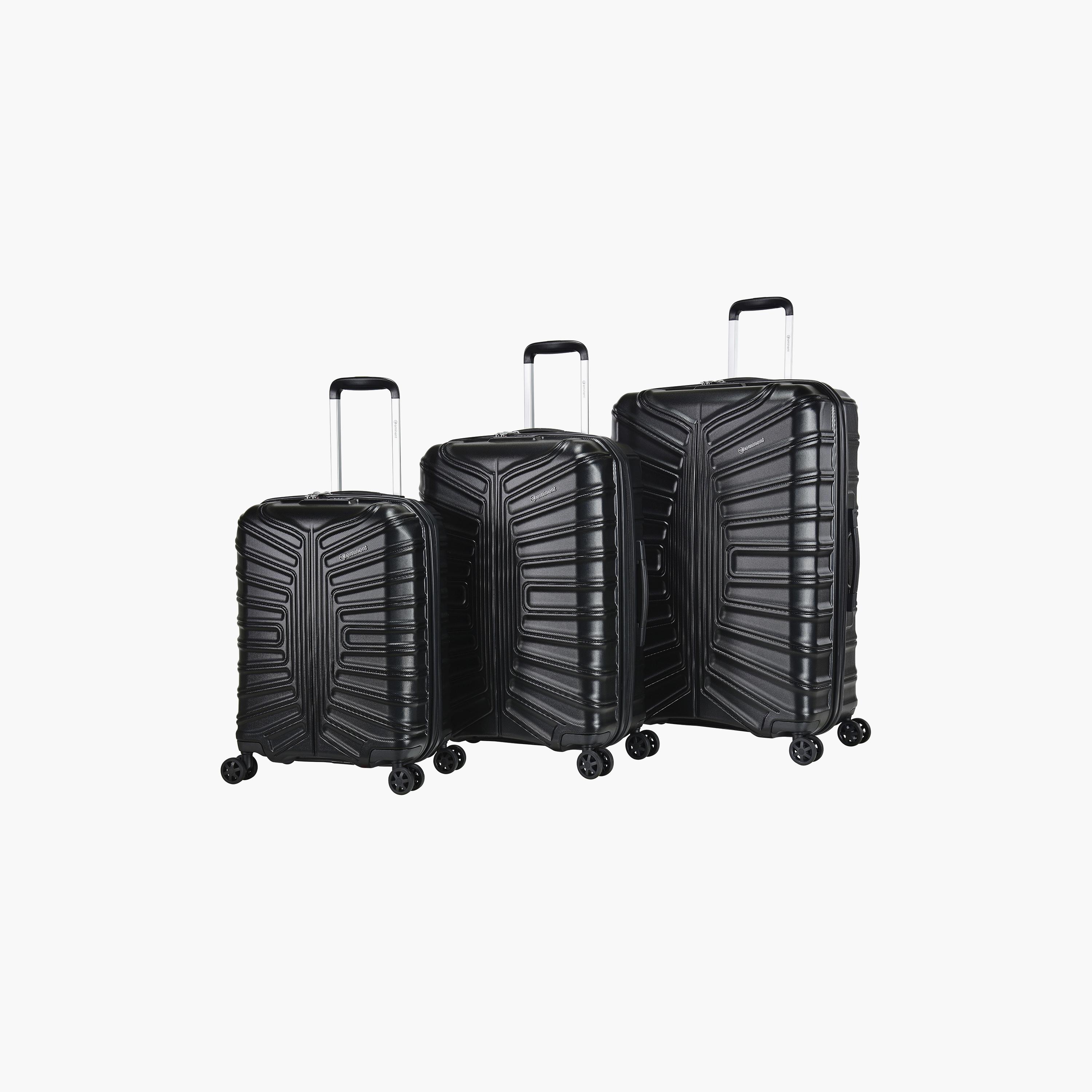 Eminent Set of 3 Hard Case Luggage Trolley Bag with Double 4 Spinner Wheels | KK30-travel-luggagesandbags-luggage-image-1