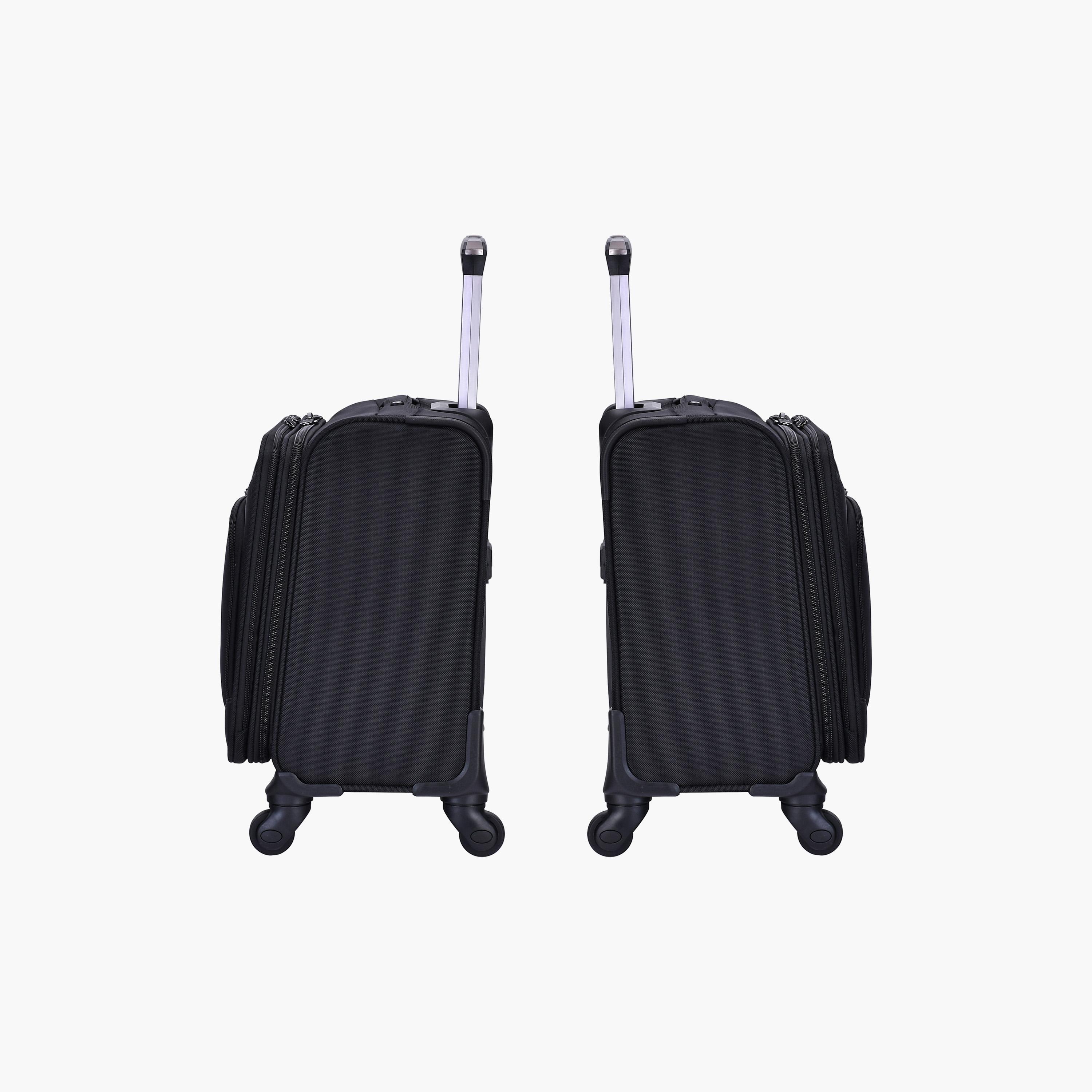 Buy Eminent 46 CM Cabin Soft Case Luggage Trolley Bag with 4 Wheels S0360 Online Centrepoint UAE