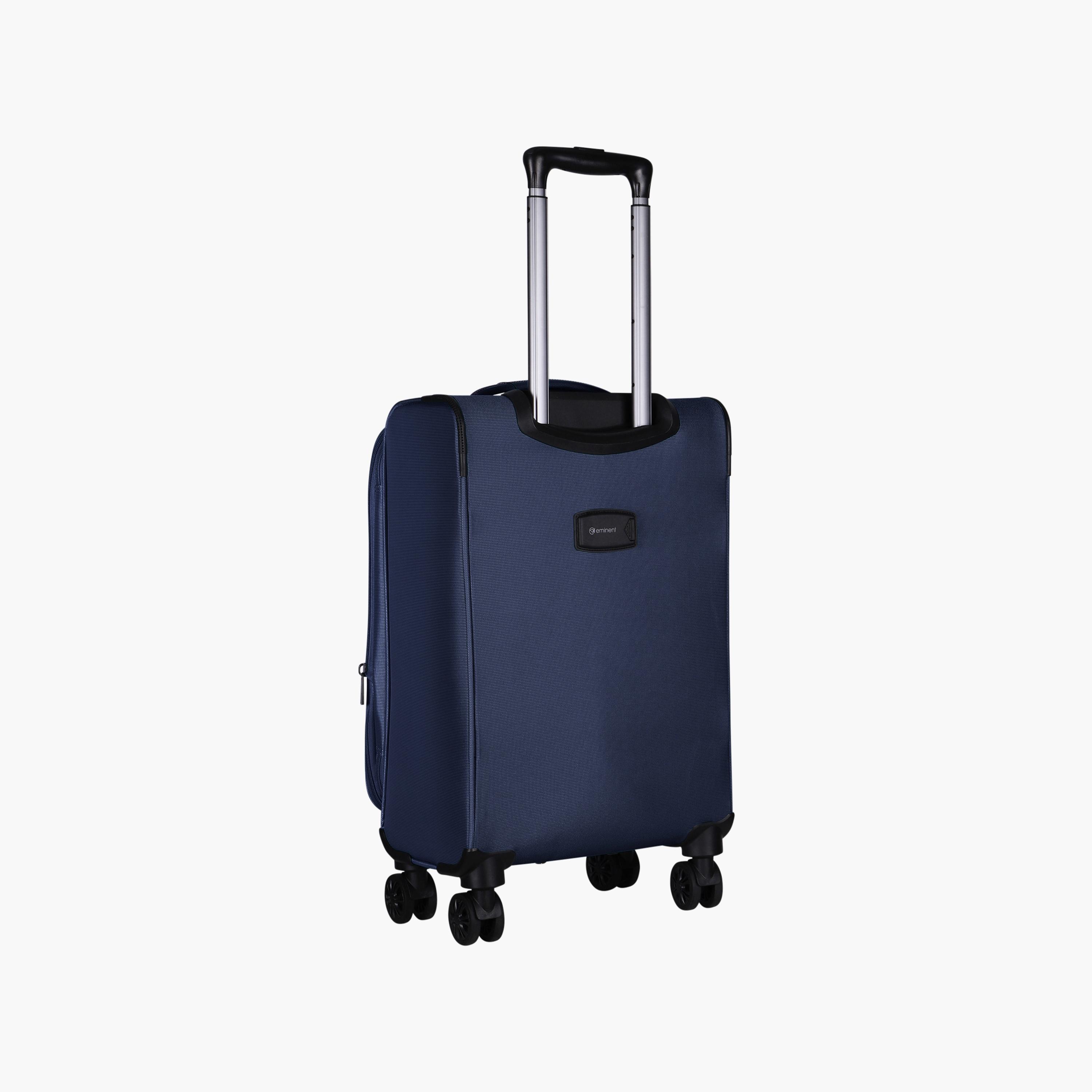 Eminent 58 CM Cabin Soft Case Luggage Trolley Bag with Double 4 Spinner Wheels | E788-travel-luggagesandbags-luggage-image-2