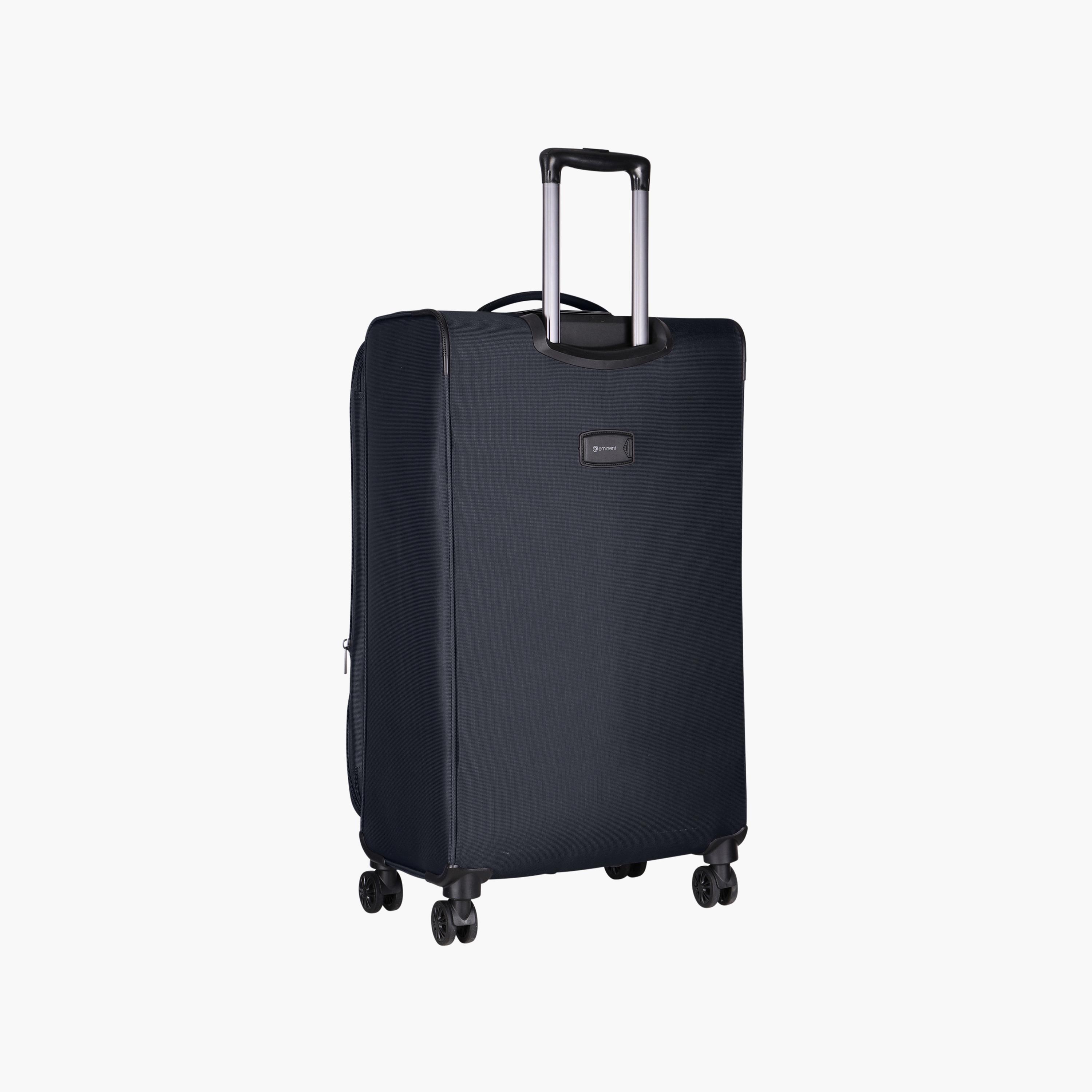 Eminent 79 CM Large Check-In Soft Case Luggage Trolley Bag with Double 4 Spinner Wheels | E788-travel-luggagesandbags-luggage-image-2