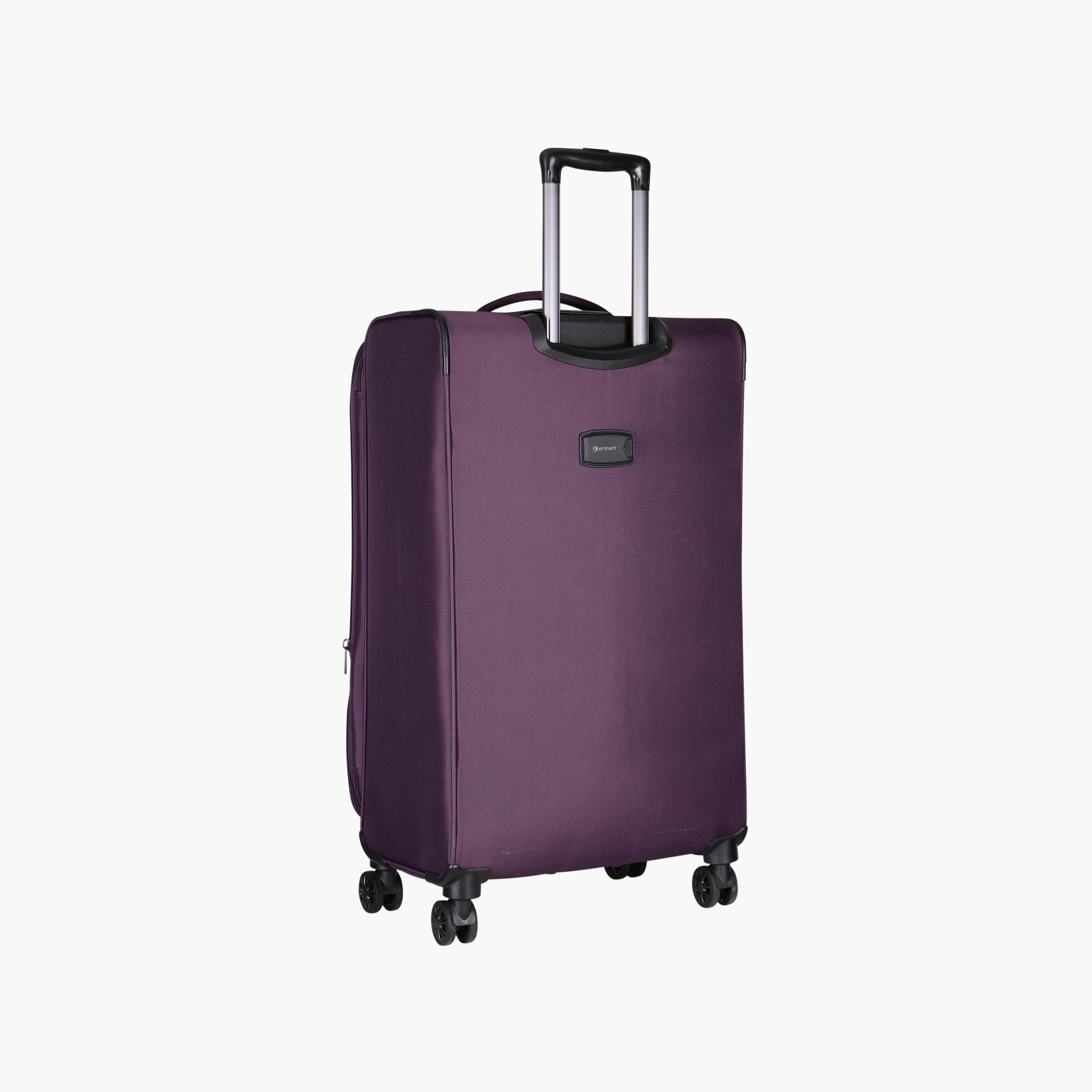 Eminent 79 CM Large Check-In Soft Case Luggage Trolley Bag with Double 4 Spinner Wheels | E788-travel-luggagesandbags-luggage-image-2