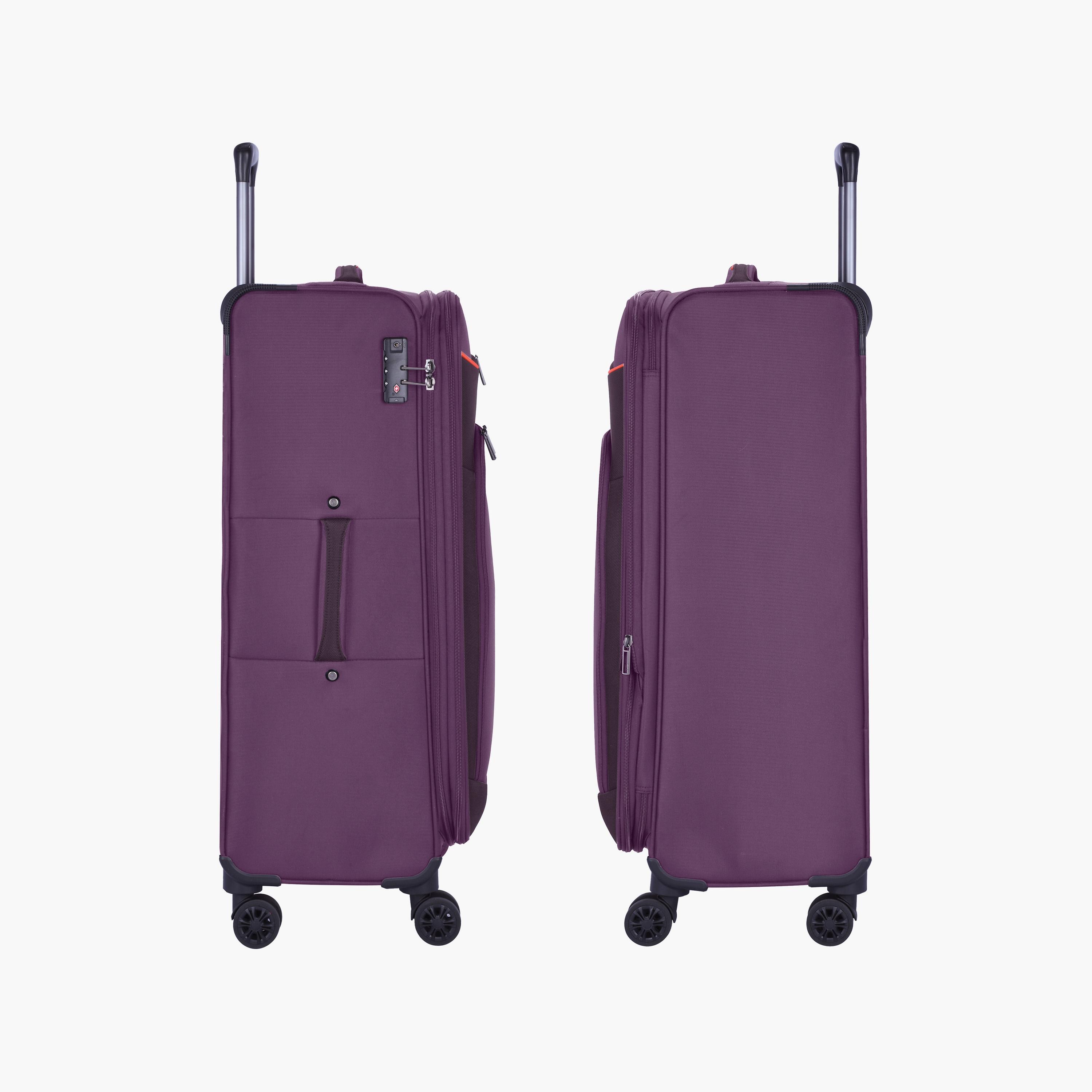 Eminent 79 CM Large Check-In Soft Case Luggage Trolley Bag with Double 4 Spinner Wheels | E788-travel-luggagesandbags-luggage-image-3