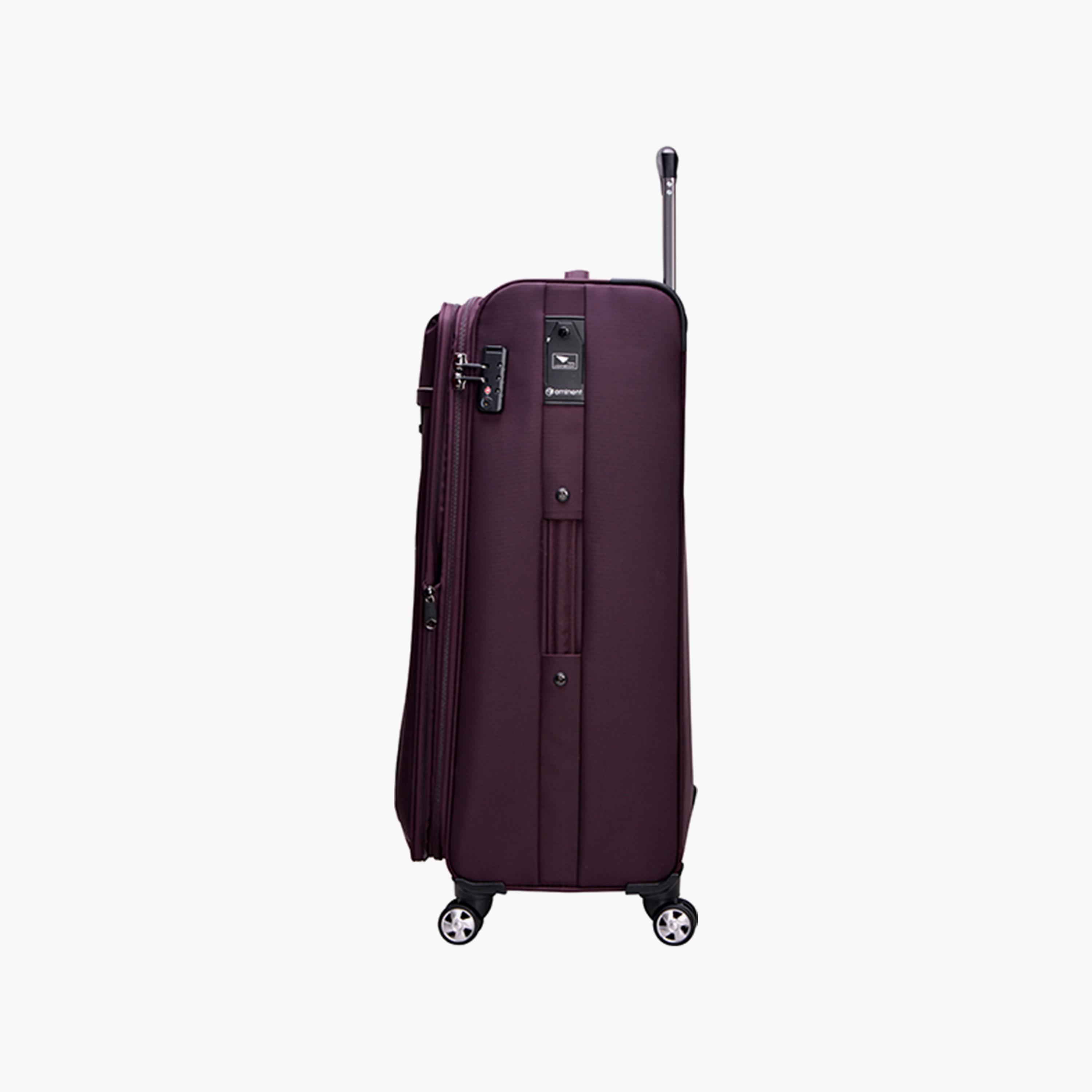 Eminent Set of 3 Soft Case Luggage Trolley Bag with 4 Wheels | V6093SZ-travel-luggagesandbags-luggage-image-3