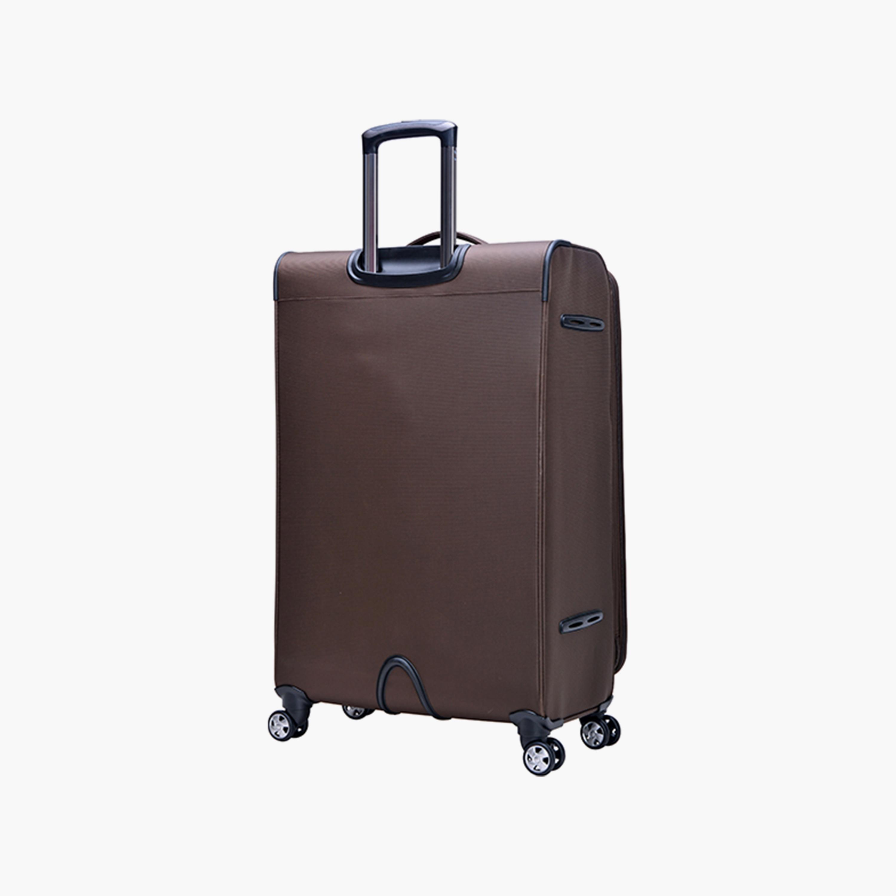 Eminent Set of 3 Soft Case Luggage Trolley Bag with 4 Wheels | V6093SZ-travel-luggagesandbags-luggage-image-2