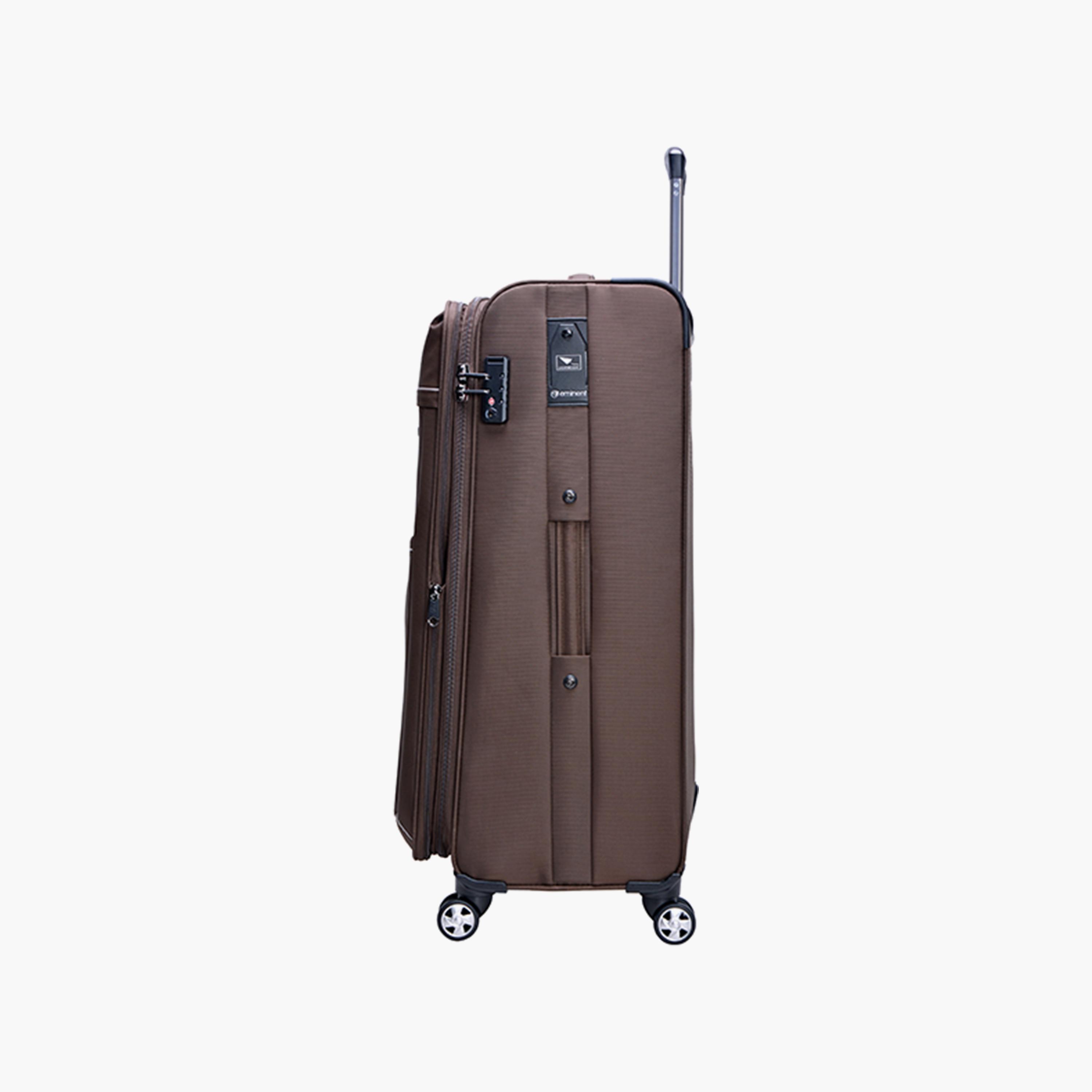 Eminent Set of 3 Soft Case Luggage Trolley Bag with 4 Wheels | V6093SZ-travel-luggagesandbags-luggage-image-3