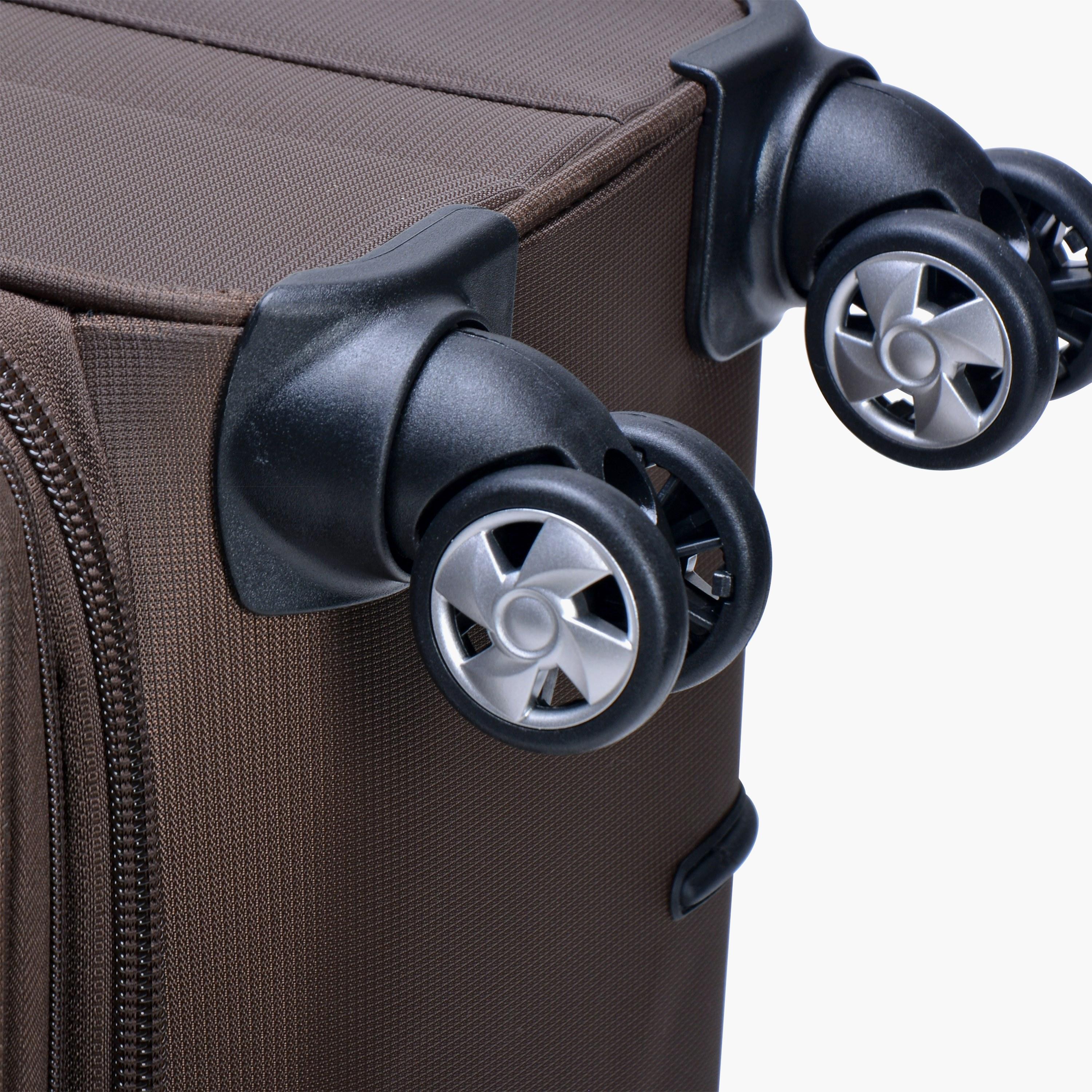 Eminent Set of 3 Soft Case Luggage Trolley Bag with 4 Wheels | V6093SZ-travel-luggagesandbags-luggage-image-6