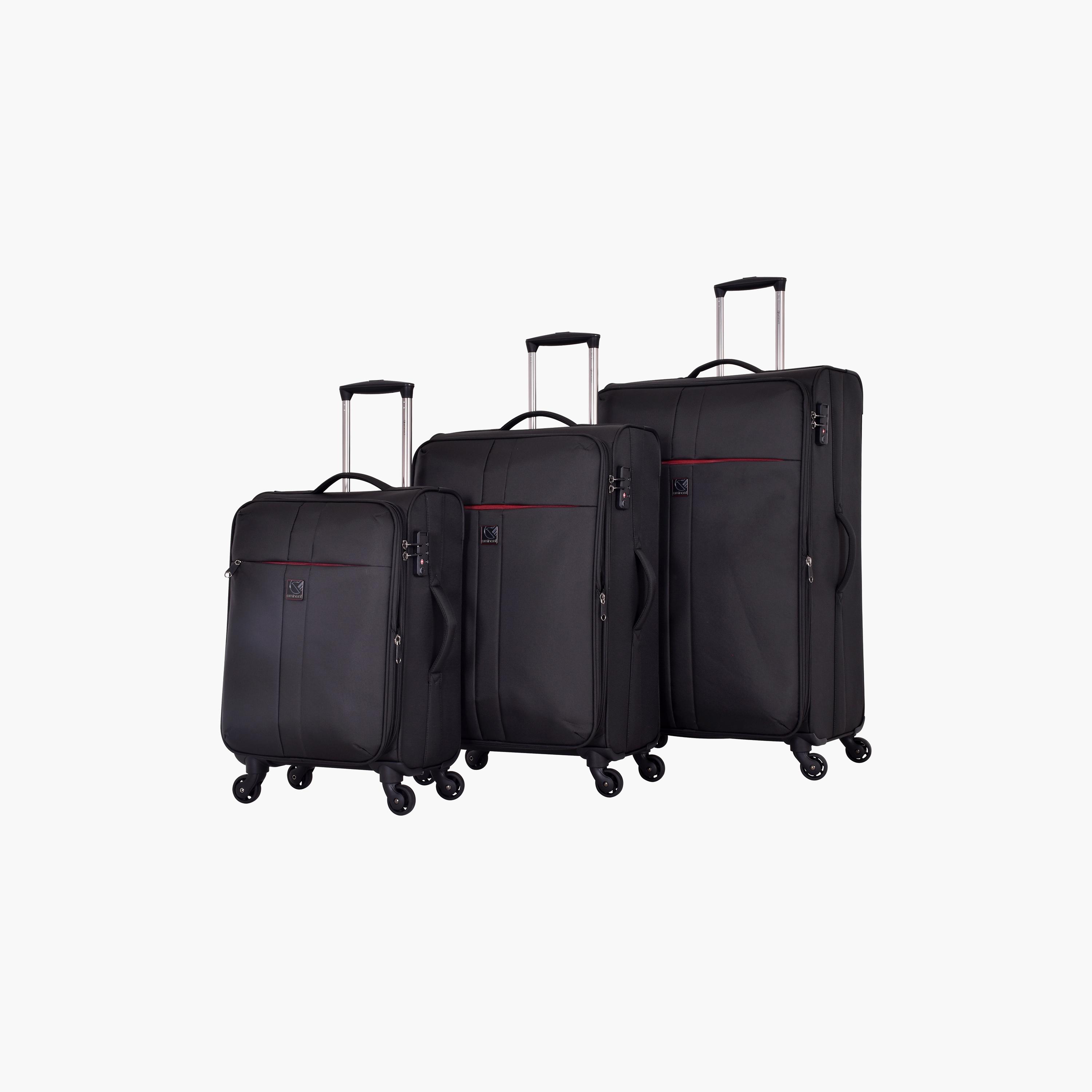 مجموعة إمينينت مكونة من 3 حقائب أمتعة بعجلات ذات سوفت كيس مع 4 عجلات | V6101-travel-luggagesandbags-luggage-image-1