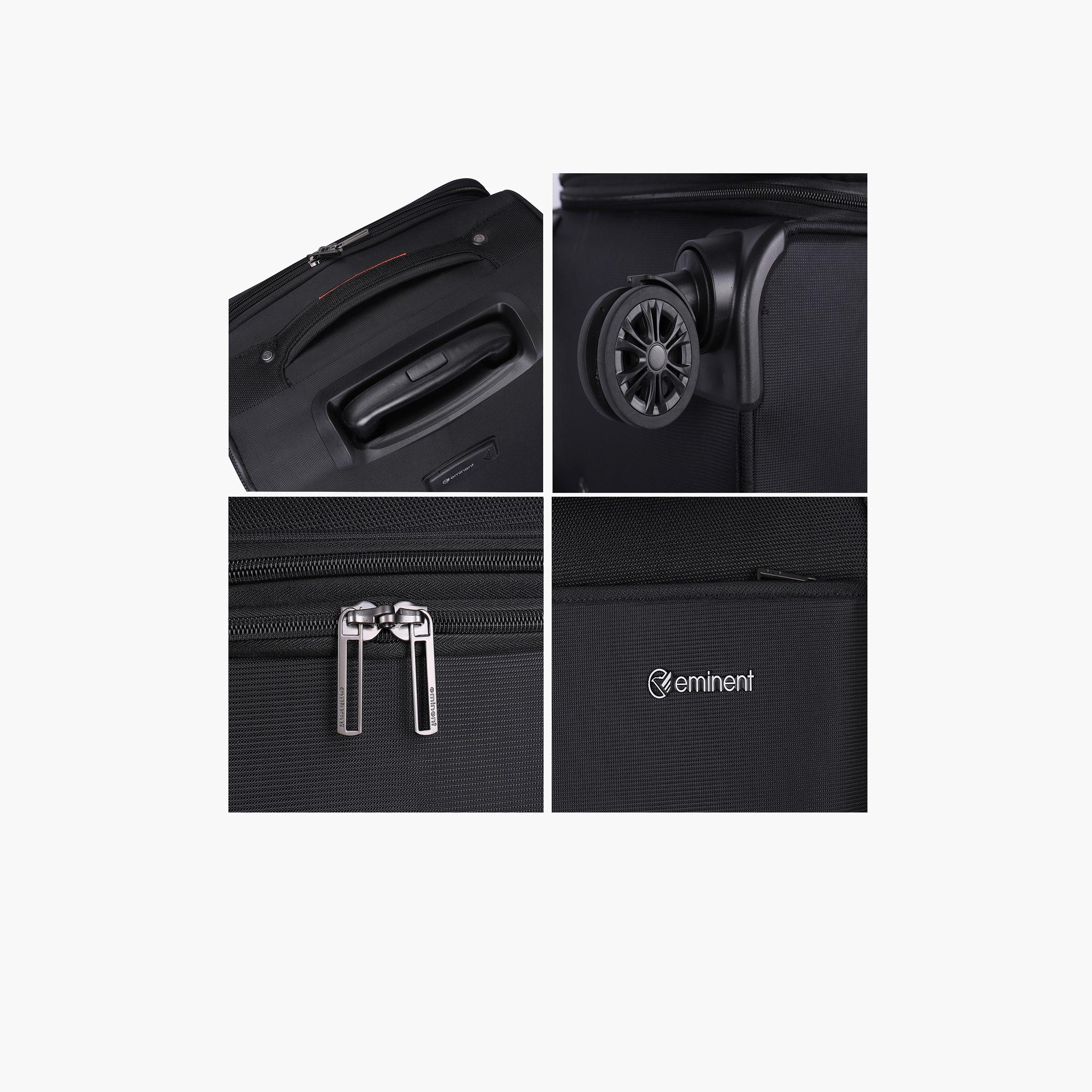 Eminent 51 CM Cabin Soft Case Luggage Trolley Bag with Double 4 Wheels | E777-travel-luggagesandbags-luggage-image-5
