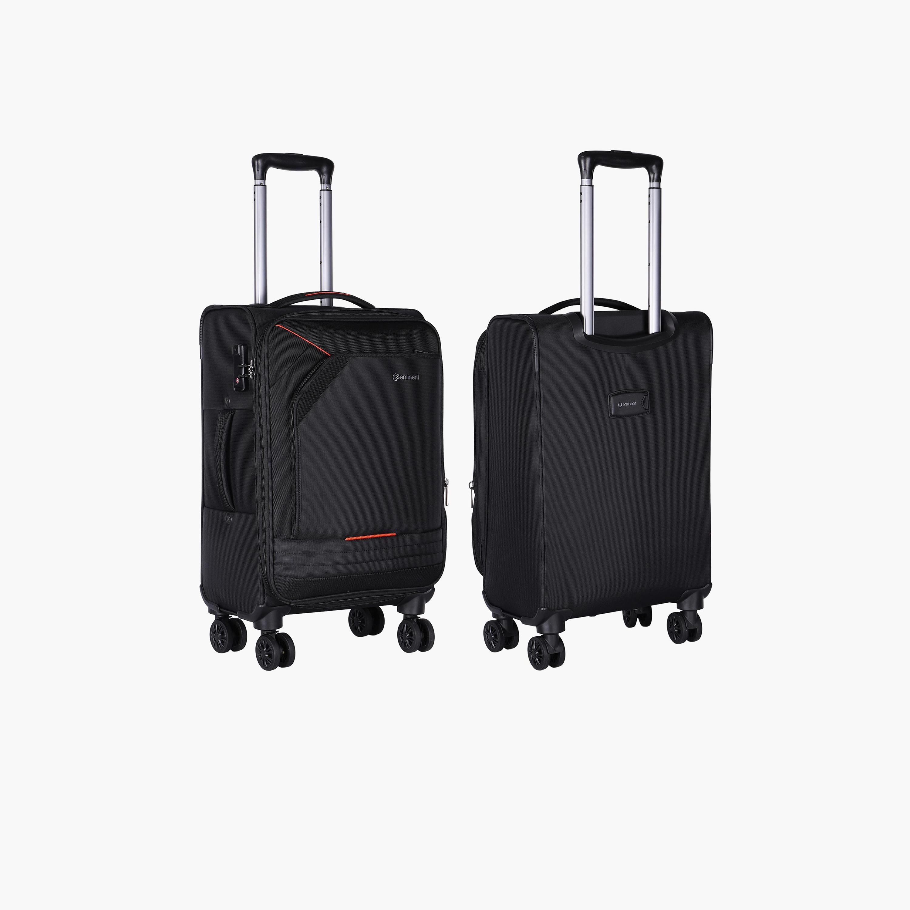 Eminent 51 CM Cabin Soft Case Luggage Trolley Bag with Double 4 Wheels | E777-travel-luggagesandbags-luggage-image-7