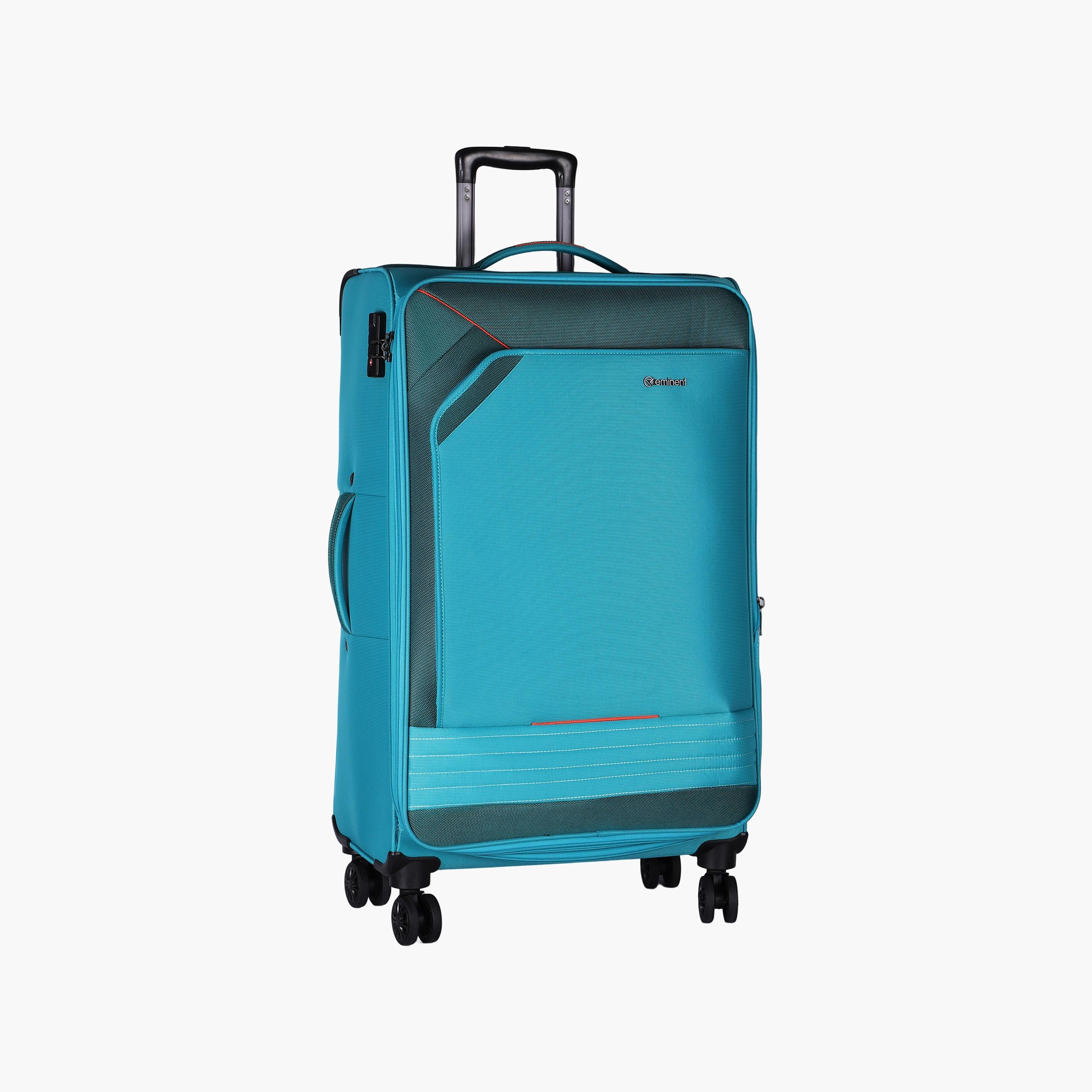 Buy Eminent 79 CM Large Check In Soft Case Luggage Trolley Bag with Double 4 Wheels E777 Online Centrepoint UAE