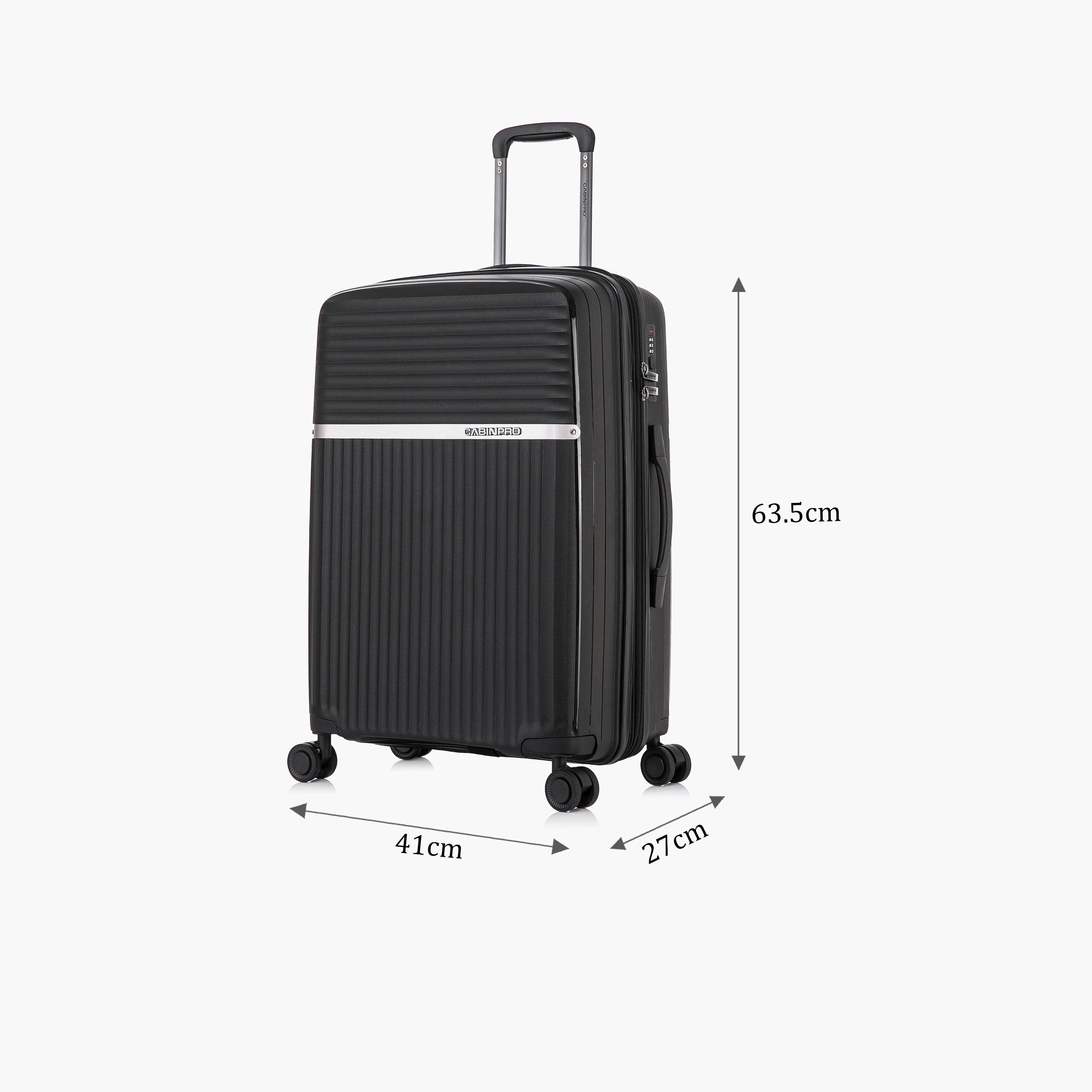 CabinPro 64 CM Medium Check-In Hard Case Luggage Trolley Bag with Double 4 Wheels | CP002-travel-luggagesandbags-luggage-image-2