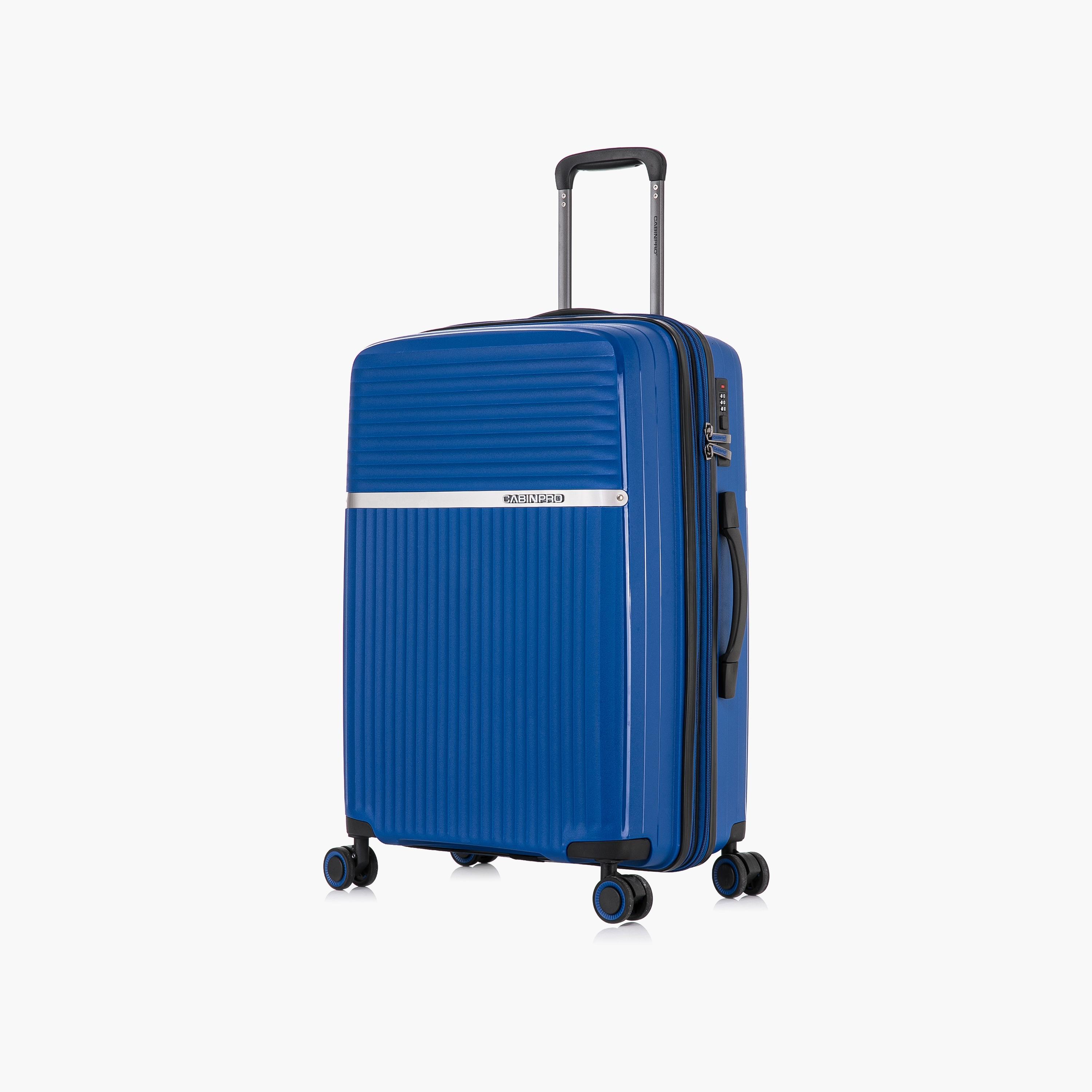 CabinPro 64 CM Medium Check-In Hard Case Luggage Trolley Bag with Double 4 Wheels | CP002-travel-luggagesandbags-luggage-image-1