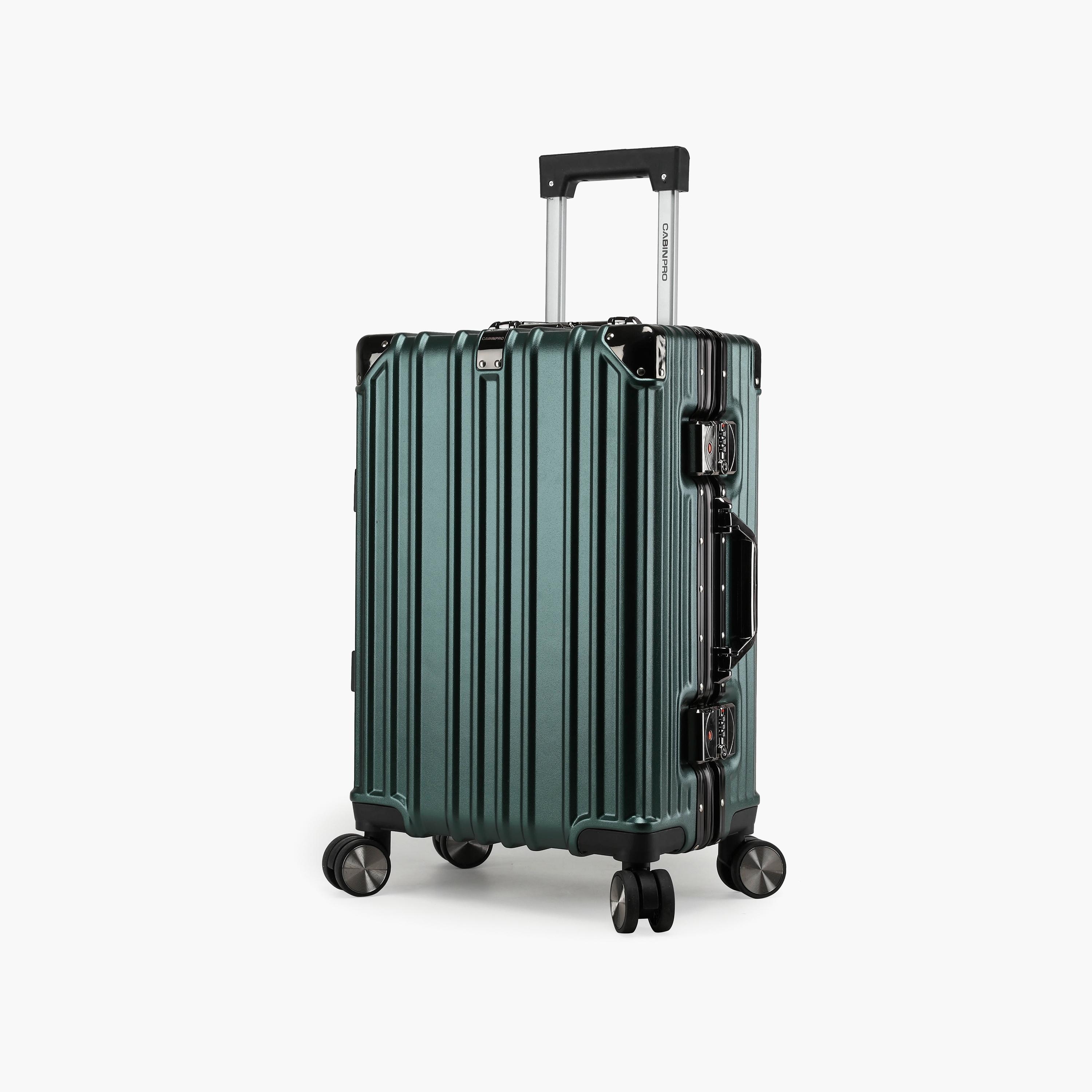 CabinPro 55 CM Cabin Hard Case Luggage Trolley Bag with Double 4 Spinner Wheels | CP001-travel-luggagesandbags-luggage-image-1