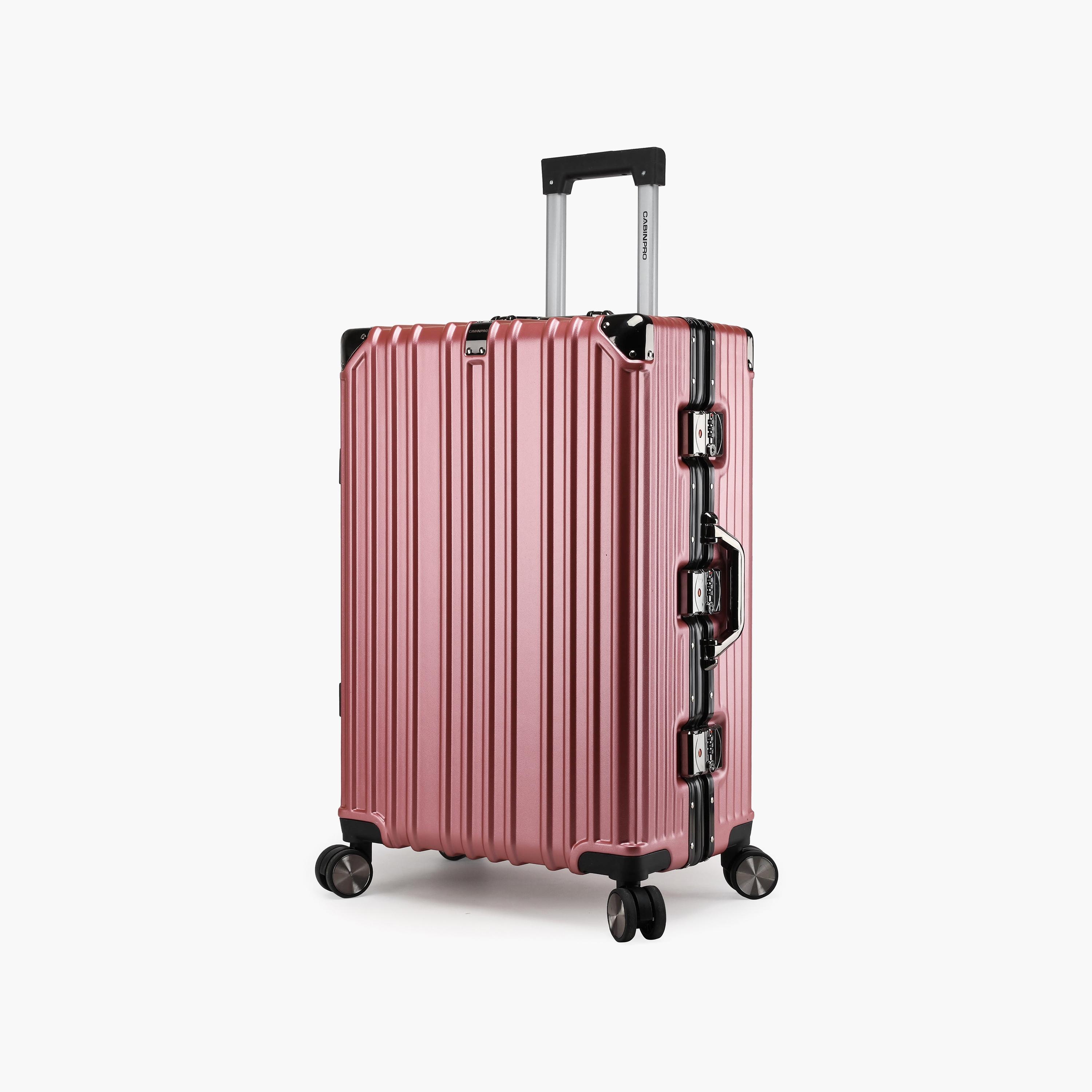 CabinPro 66 CM Medium Check-In Hard Case Luggage Trolley Bag with Double 4 Wheels | CP001-travel-luggagesandbags-luggage-image-1