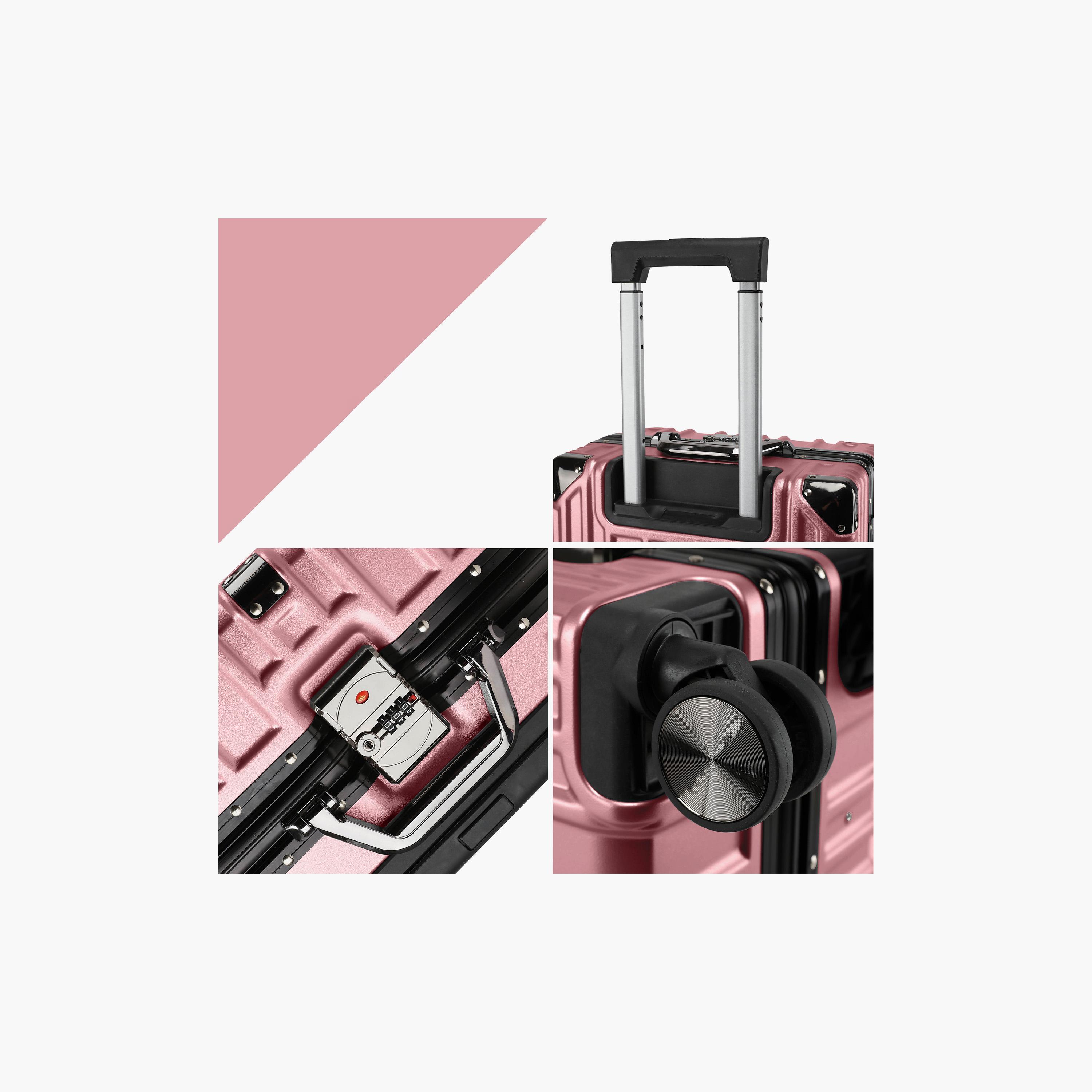 CabinPro Set of 3 Hard Case Luggage Trolley Bag with Double 4 Spinner Wheels | CP001-travel-luggagesandbags-luggage-image-4
