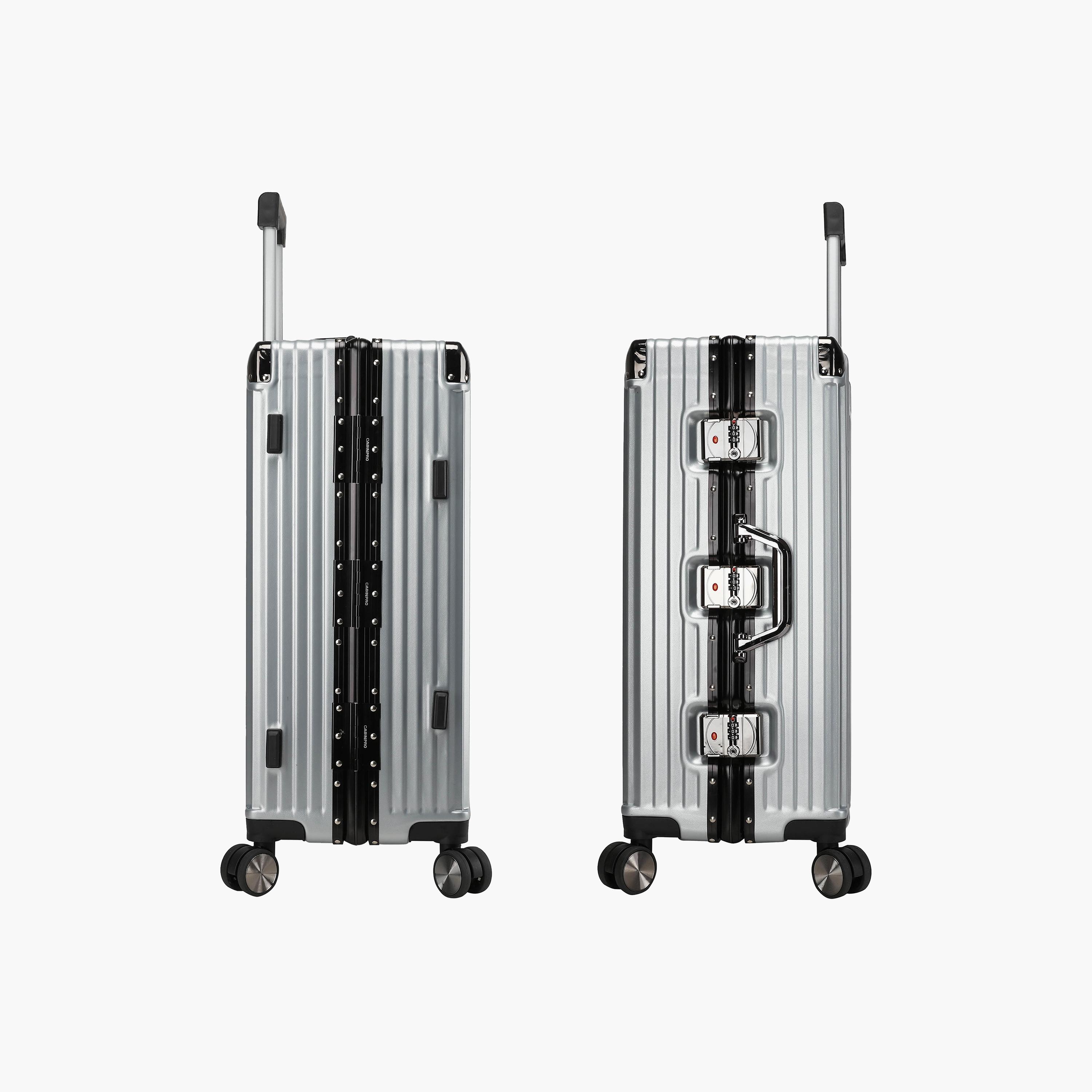 CabinPro Set of 3 Hard Case Luggage Trolley Bag with Double 4 Spinner Wheels | CP001-travel-luggagesandbags-luggage-image-3