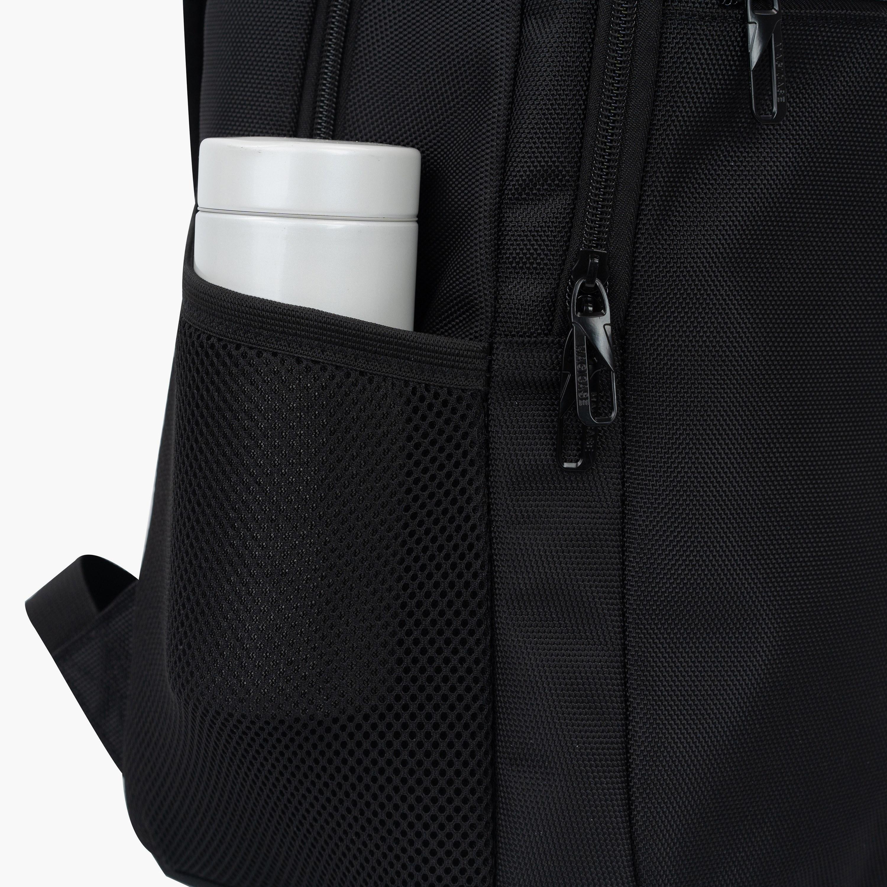 CabinPro 23 L | 18.5 Inch Plain Backpack with Adjustable Straps and USB Port-school-bagsandbackpacks-backpacks-image-3