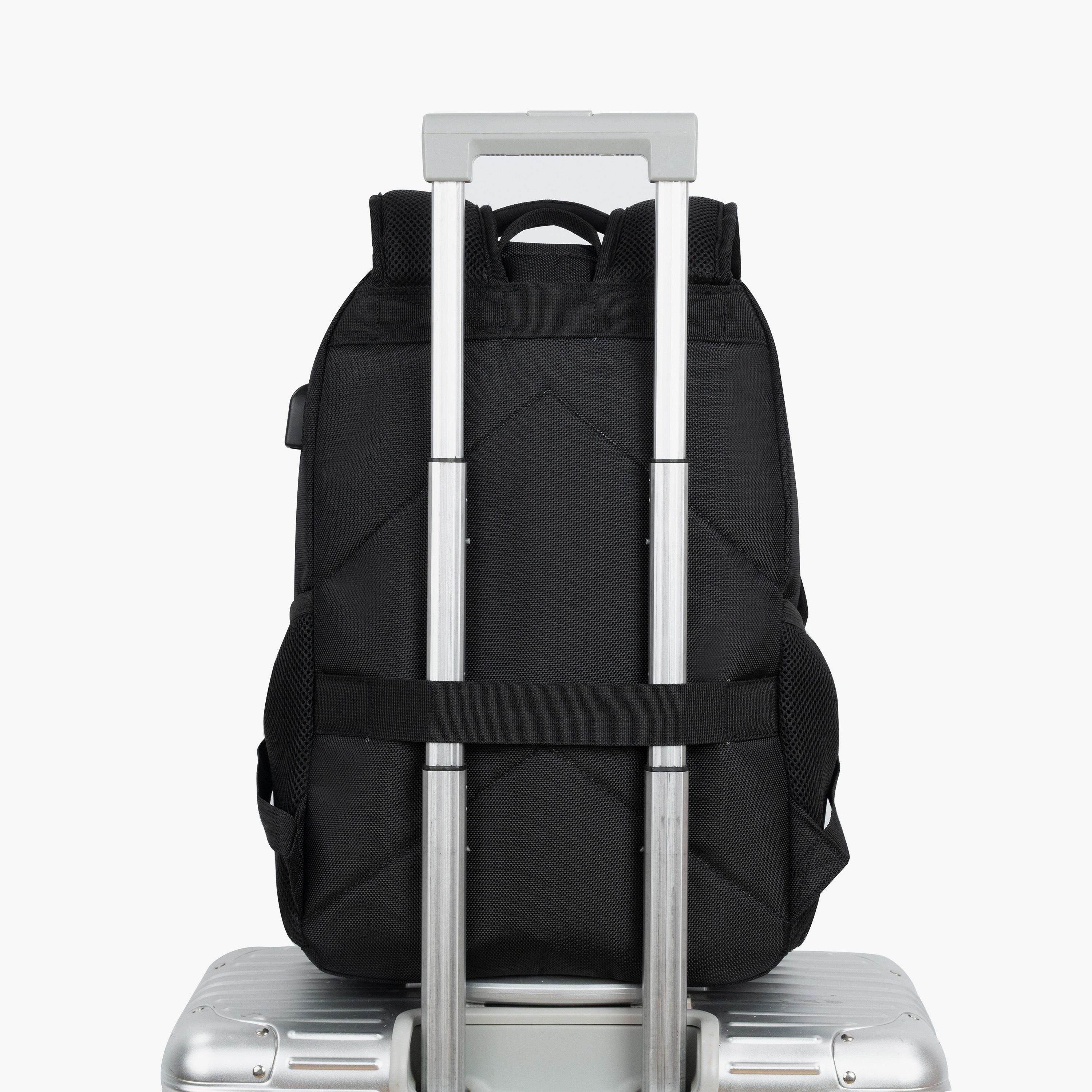 CabinPro 23 L | 18.5 Inch Plain Backpack with Adjustable Straps and USB Port-school-bagsandbackpacks-backpacks-image-5