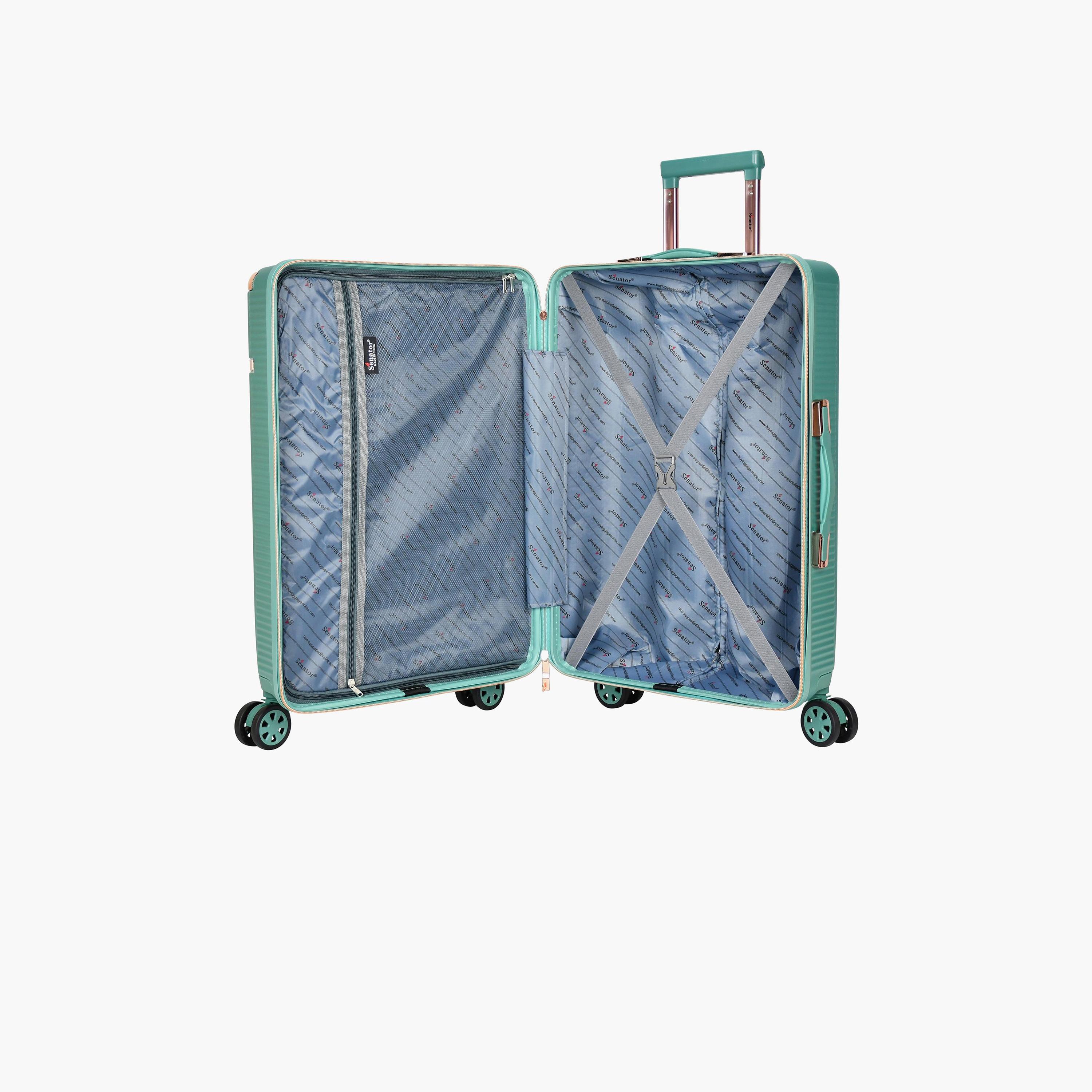 Senator 55 cm Hard Case Cabin Luggage Trolley Bag with Double 4 Wheels | A5123-travel-luggagesandbags-luggage-image-6