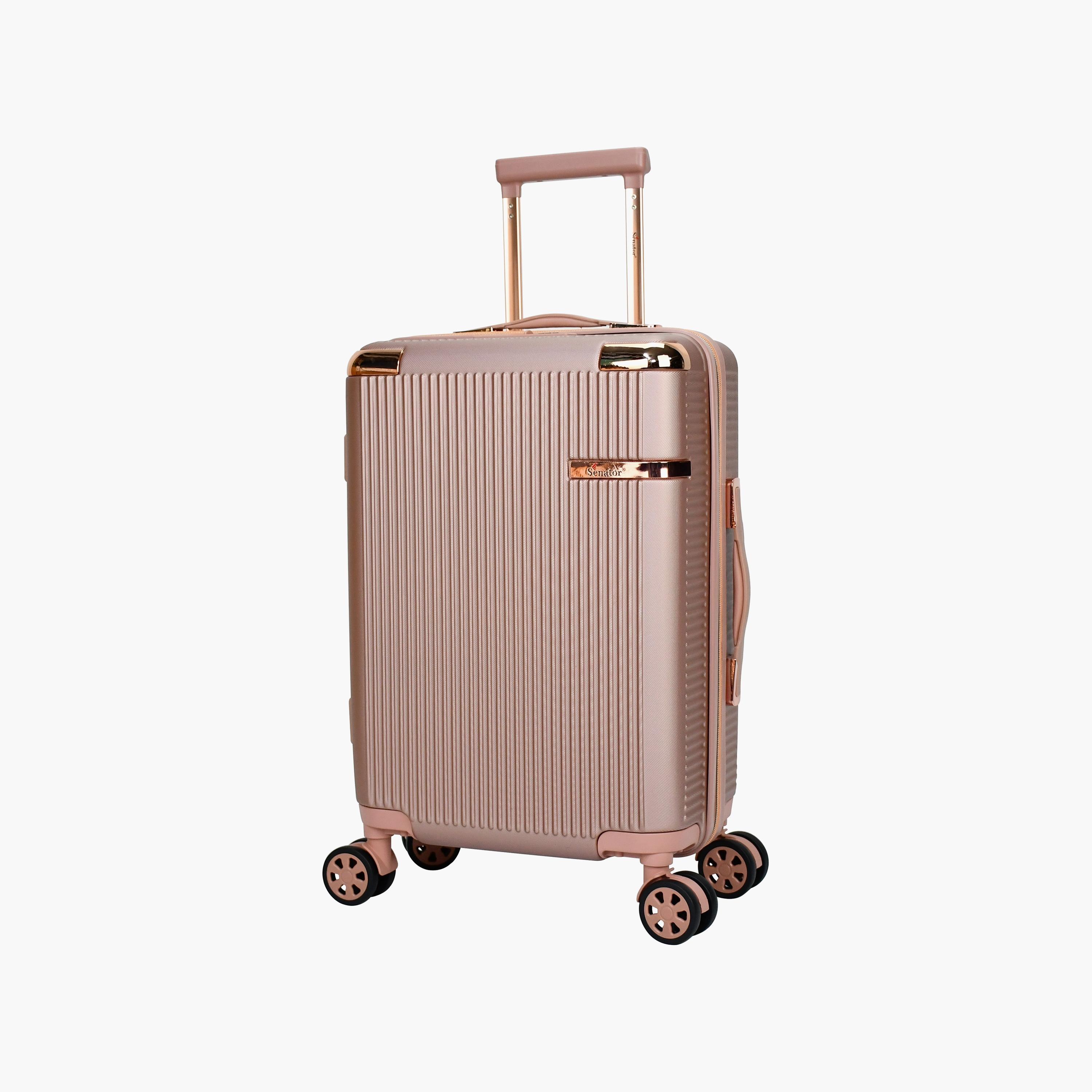 Senator 55 cm Hard Case Cabin Luggage Trolley Bag with Double 4 Wheels | A5123-travel-luggagesandbags-luggage-image-1