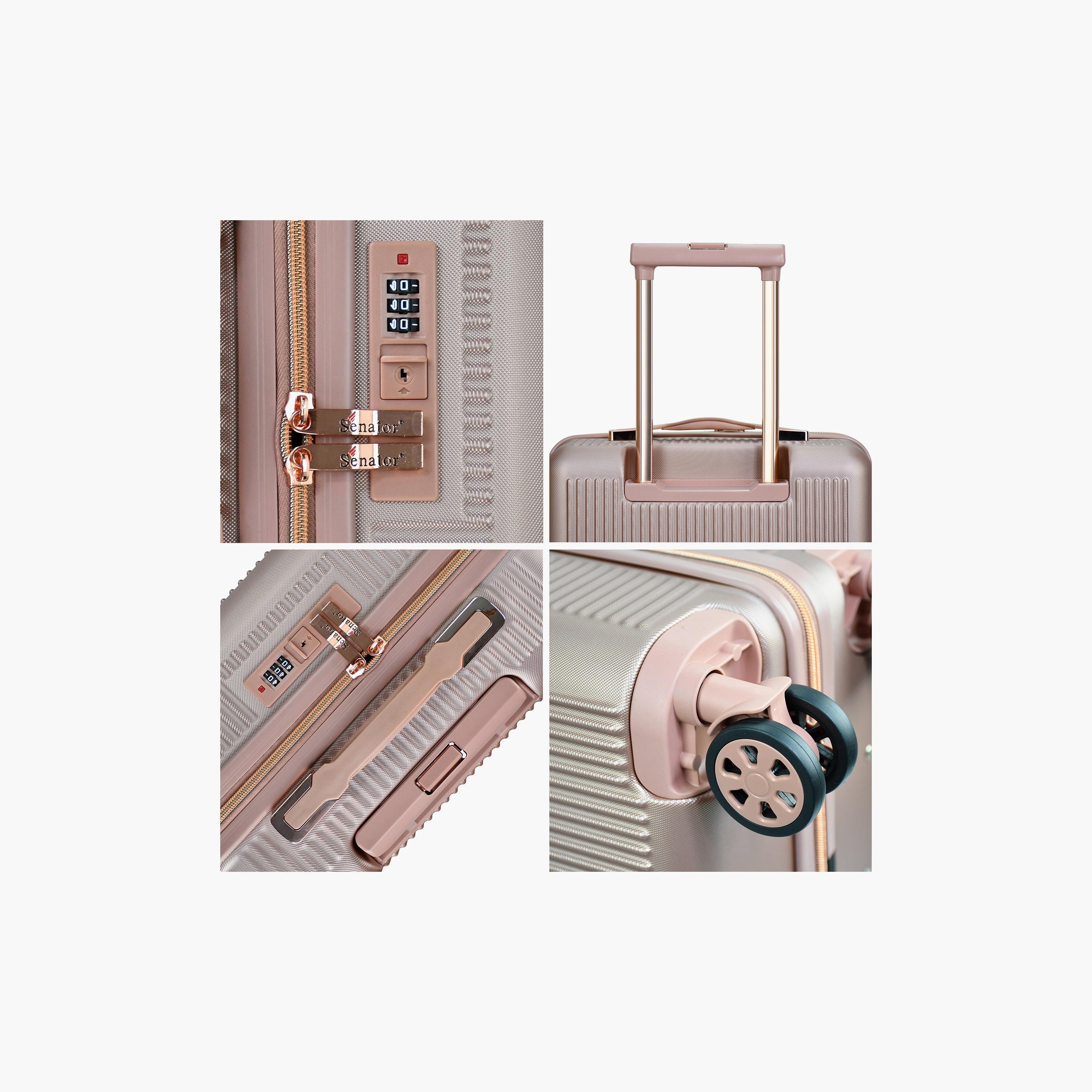 Senator 55 cm Hard Case Cabin Luggage Trolley Bag with Double 4 Wheels | A5123-travel-luggagesandbags-luggage-image-5