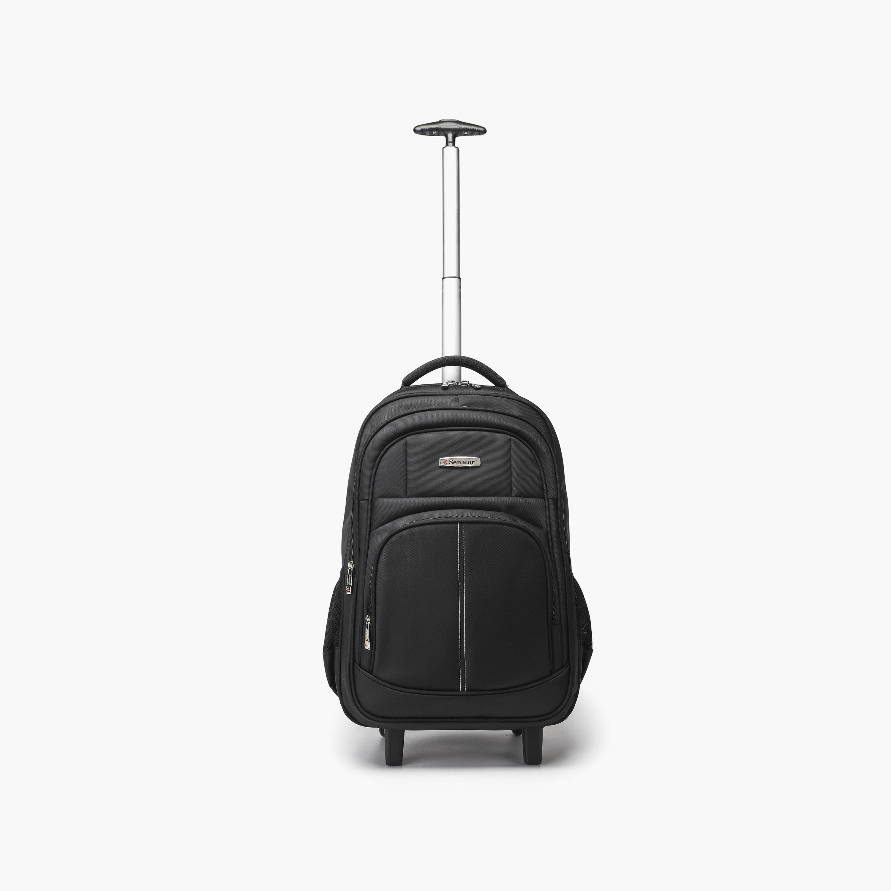 Senator 54 CM Cabin Rolling Trolley Backpack with Retractable Handle | KH8044-travel-luggagesandbags-backpacks-image-1
