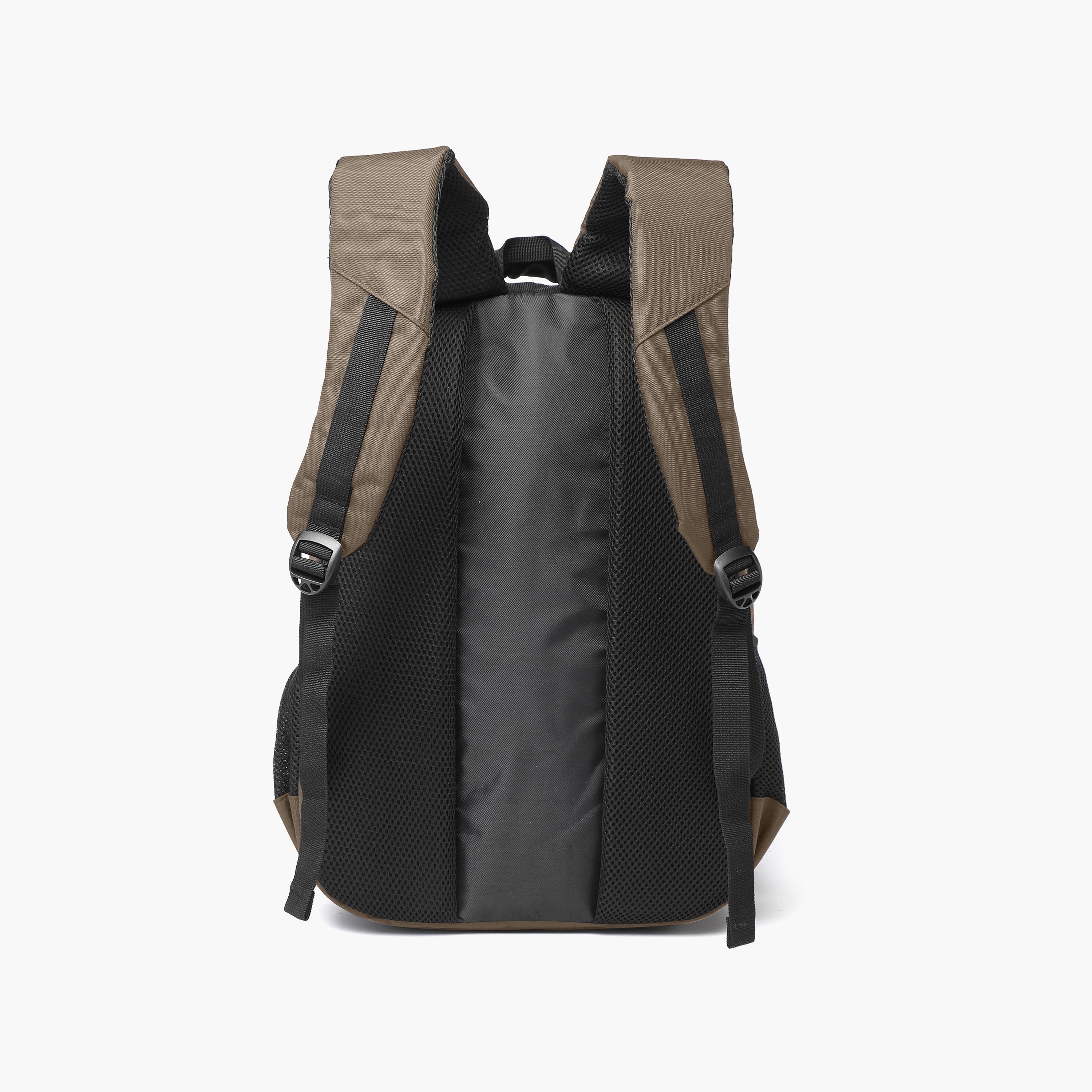 حقيبة ظهر من سيناتور سادة مع أحزمة كتف مبطنة قابلة للتعديل | KH8104-travel-luggagesandbags-backpacks-image-3