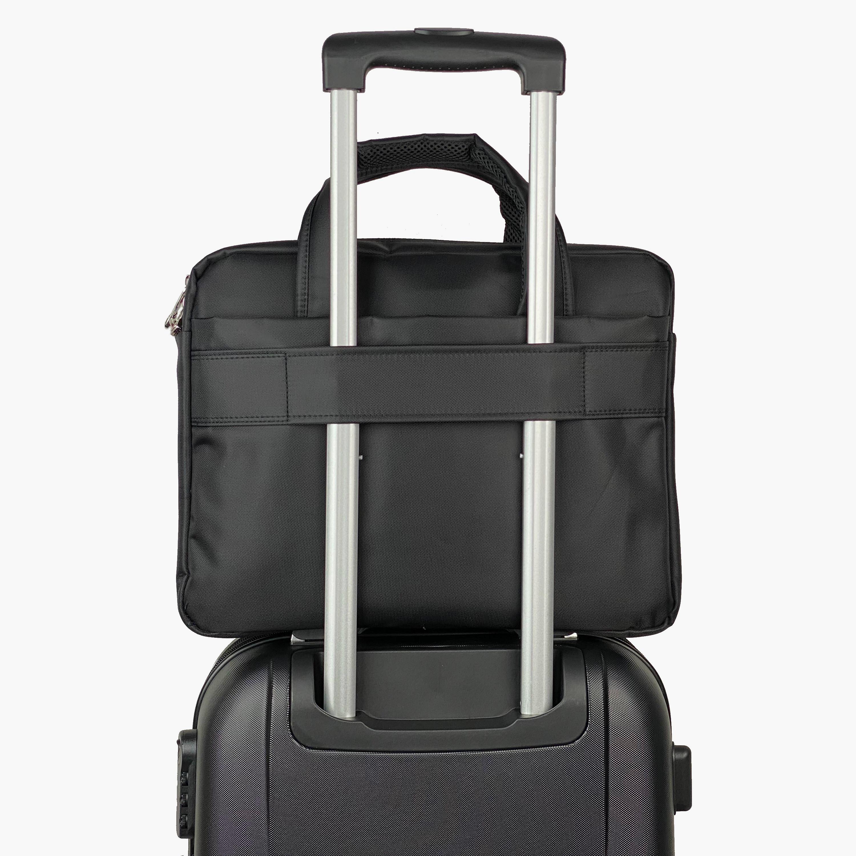 Senator Plain Laptop Bag with Detachable Strap | KH8115-men-bags-image-4