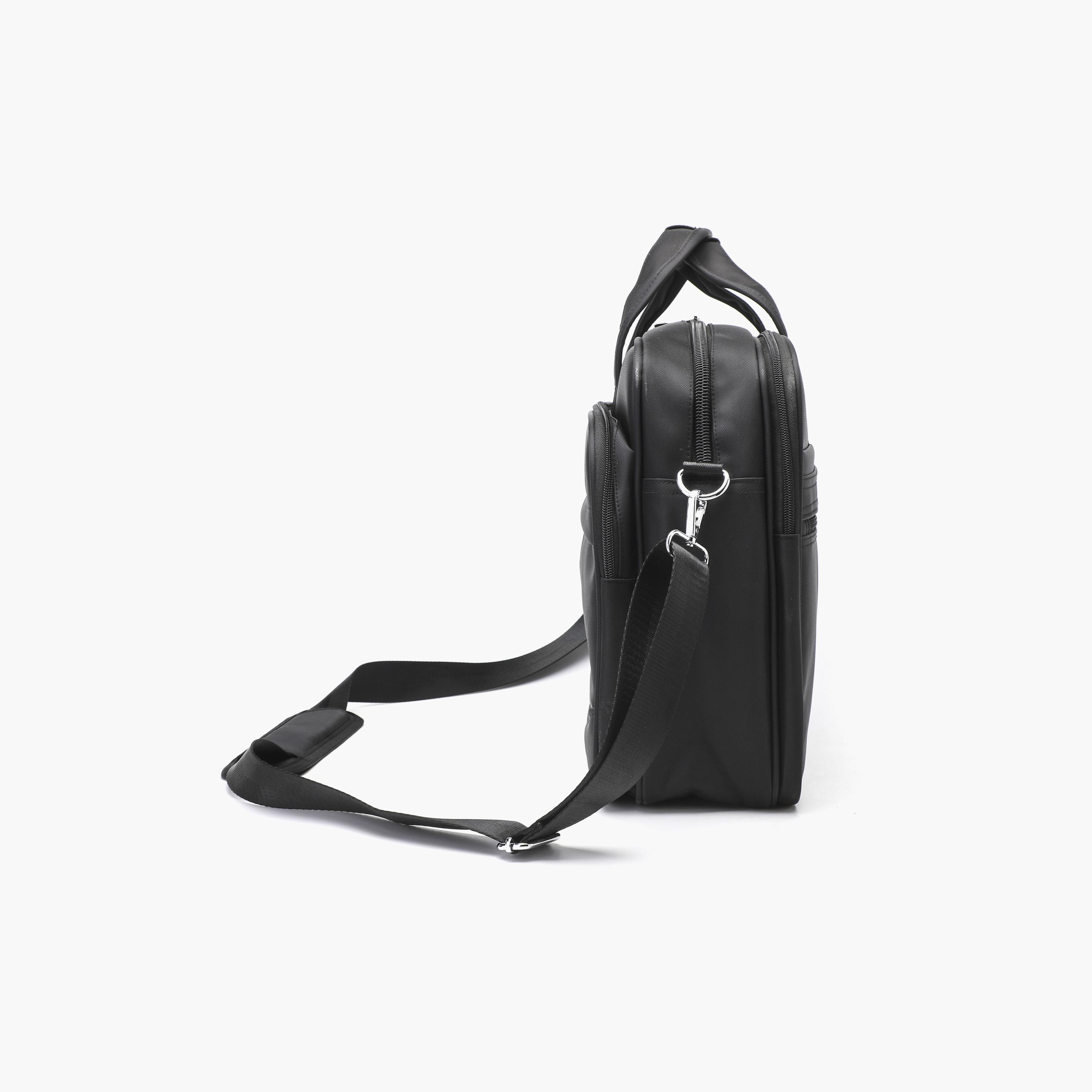Senator Plain Laptop Bag with Detachable Strap | KH8046-men-bags-image-3