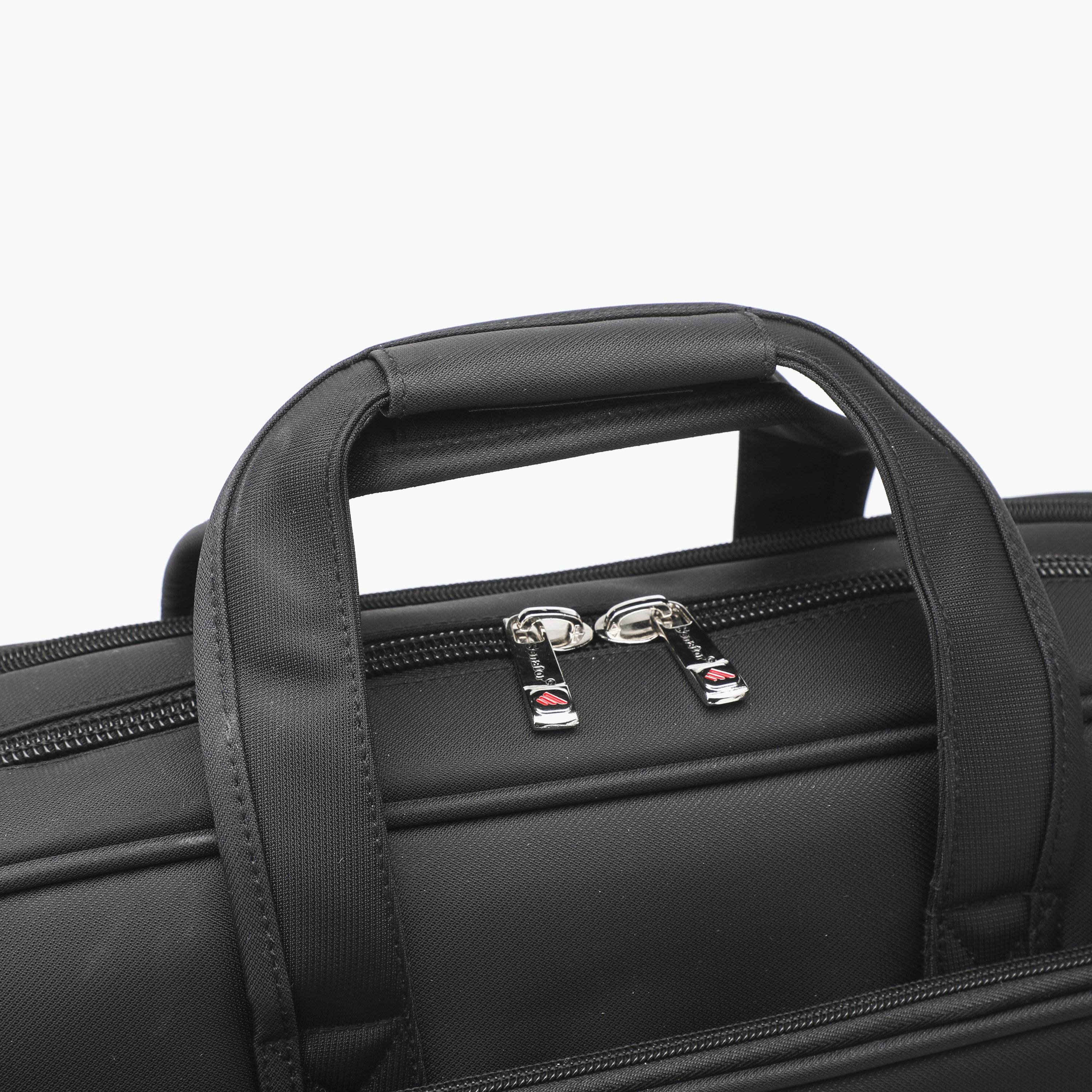 Senator Plain Laptop Bag with Detachable Strap | KH8046-men-bags-image-5