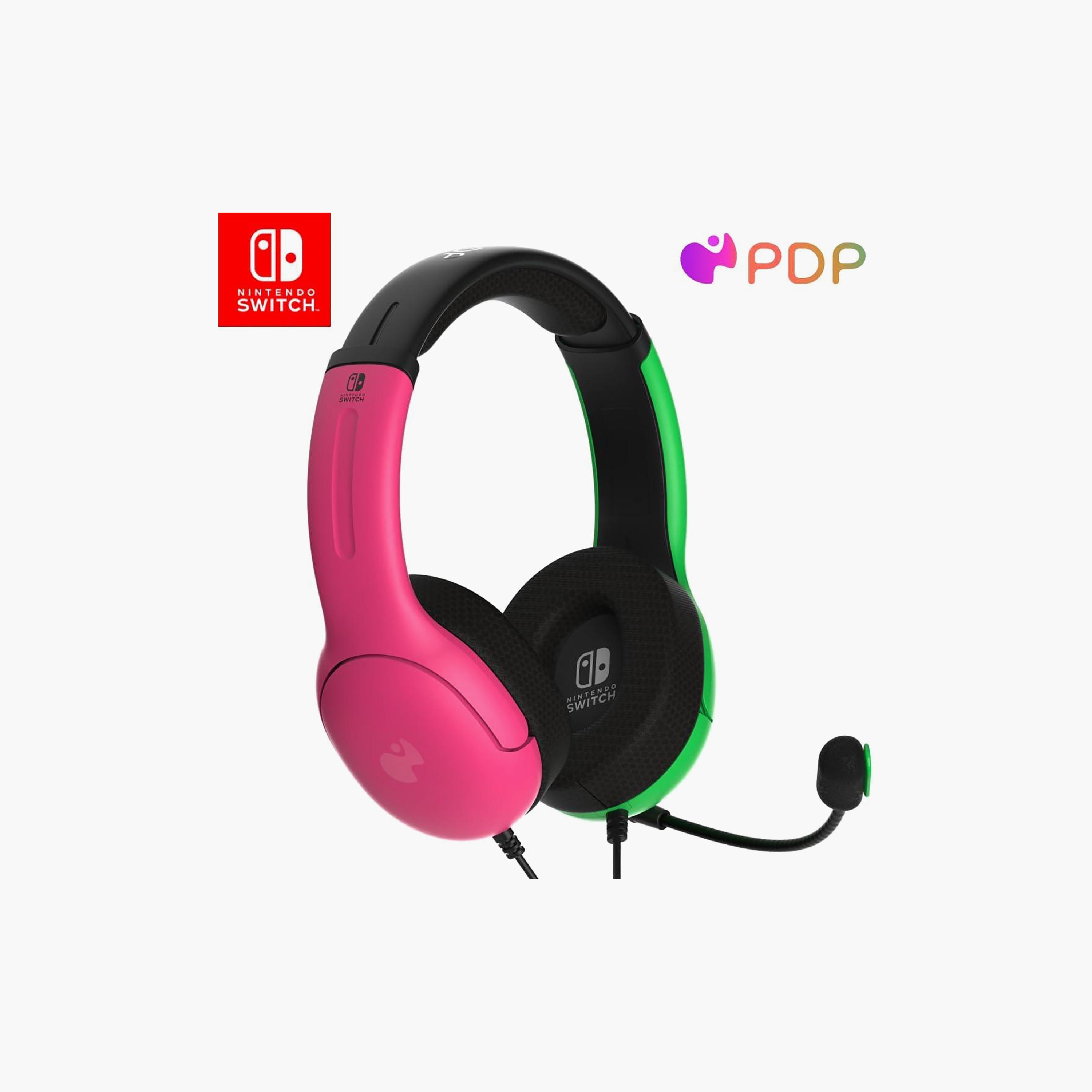 سماعة رأس سلكية PDP NSW LVL 40 وردي-أخضر | 500-162-PKGR-الاتحاد الأوروبي-electronics-headphonesandearphones-image-1