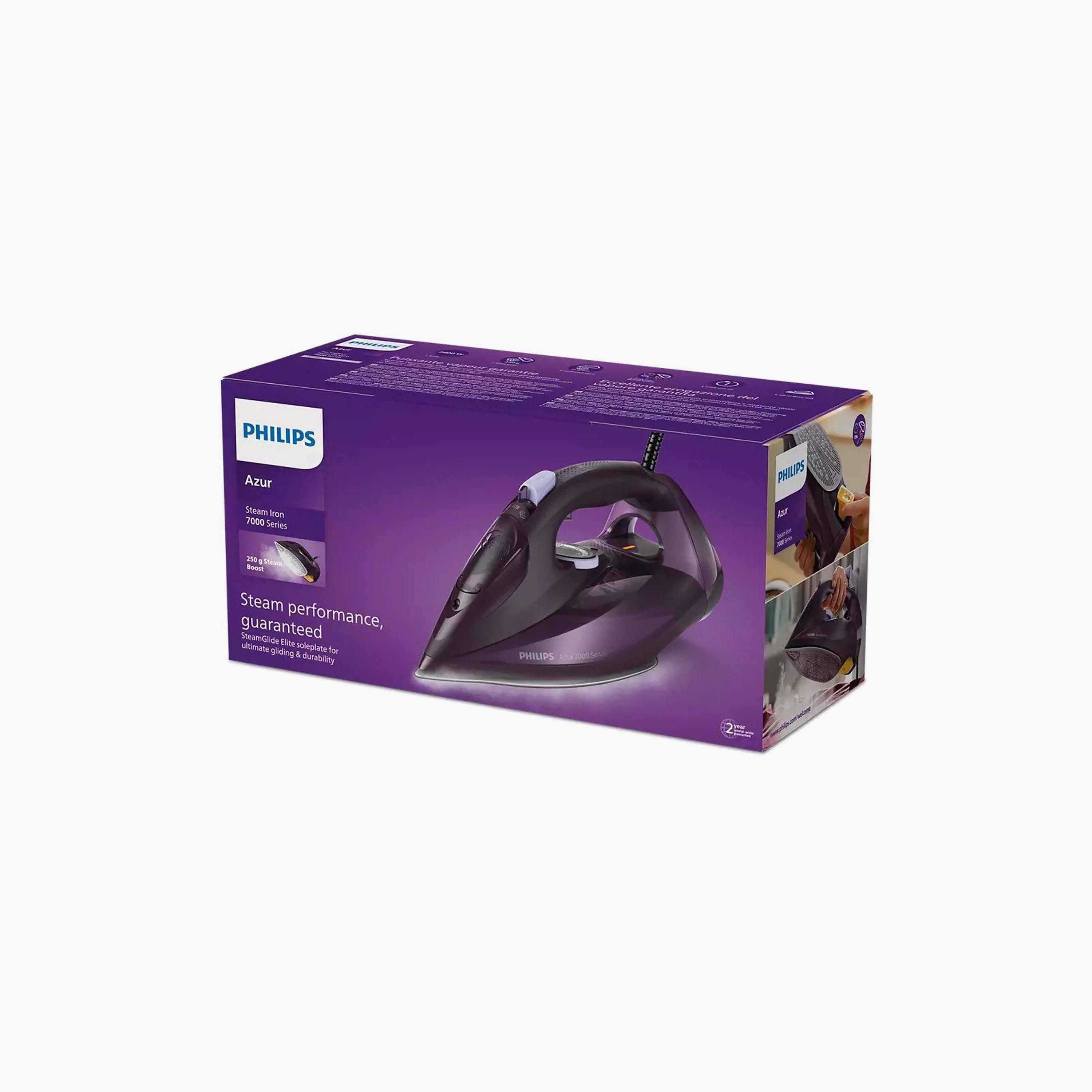 Philips 7000 Series HV Steam Iron Dark Purple | DST7051-household-appliances-homeappliances-ironandsteamers-image-3
