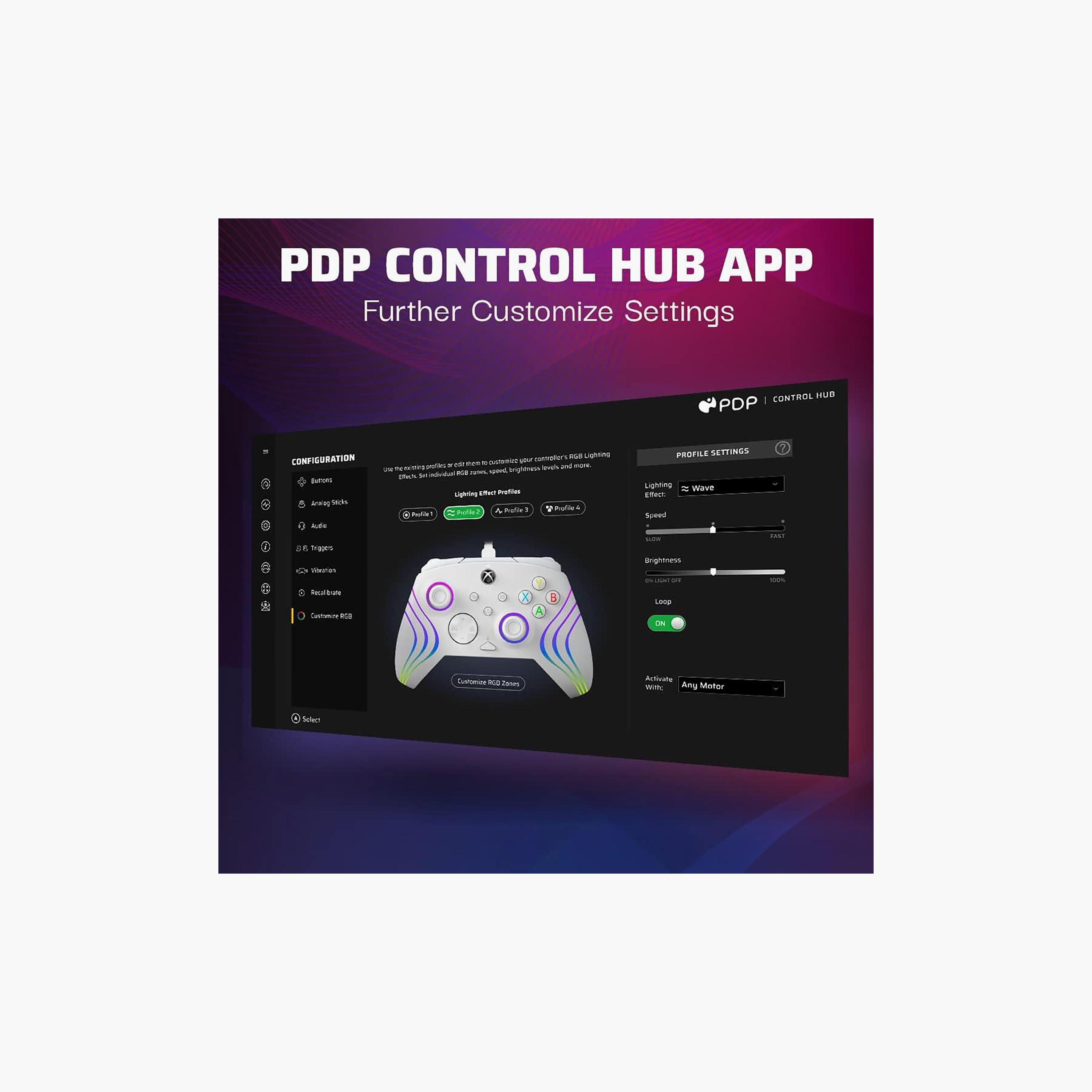 PDP Afterglow Wave White Wired Controller For Xbox Series X | 049-024-WH-electronics-gamesandconsoles-image-3