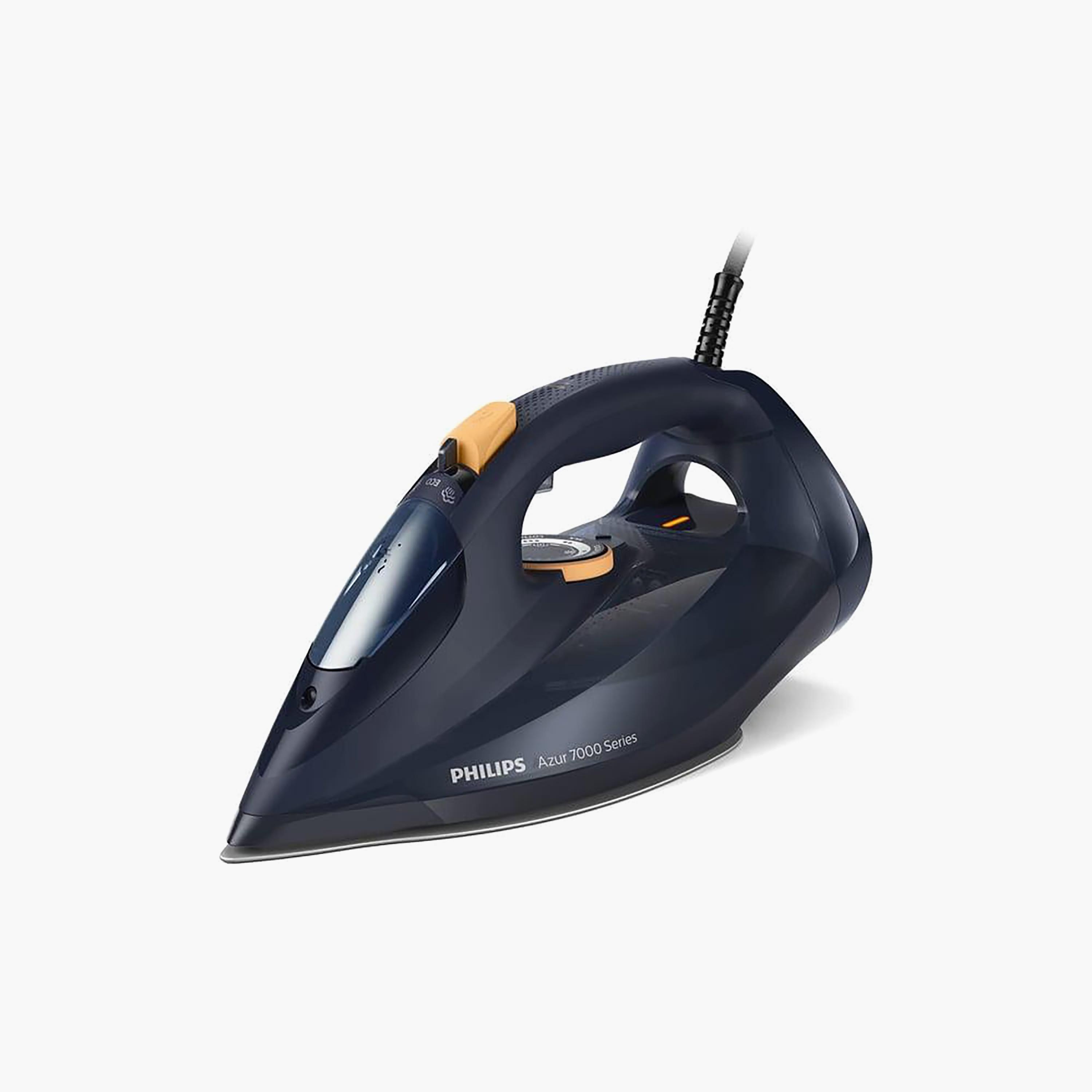 Philips 7000 Series HV Steam Iron Blue-Yellow | DST7060-household-appliances-homeappliances-ironandsteamers-image-1