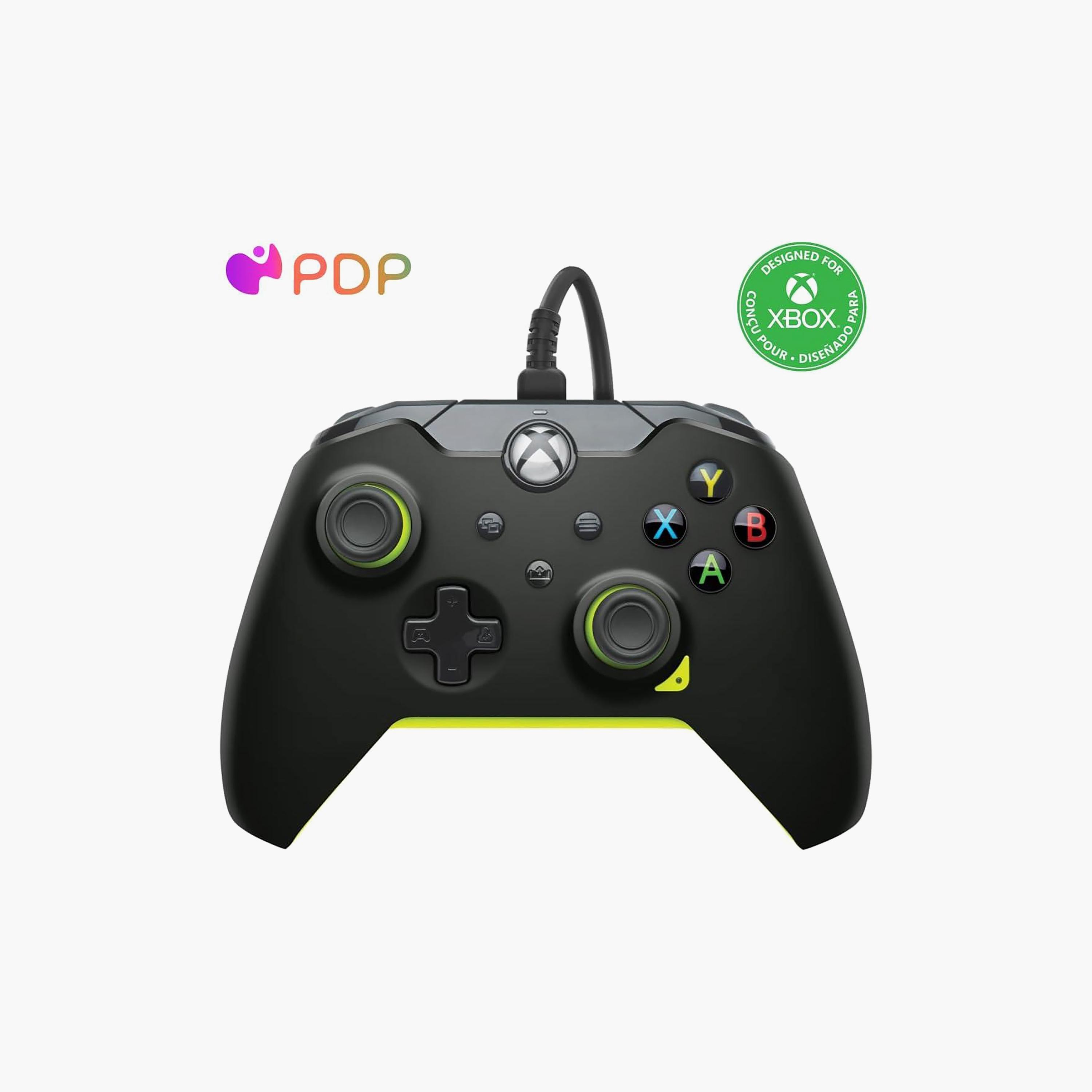 PDP Wired Controller For Xbox Series X - Electric Black | 049-012-GY-electronics-gamesandconsoles-image-1