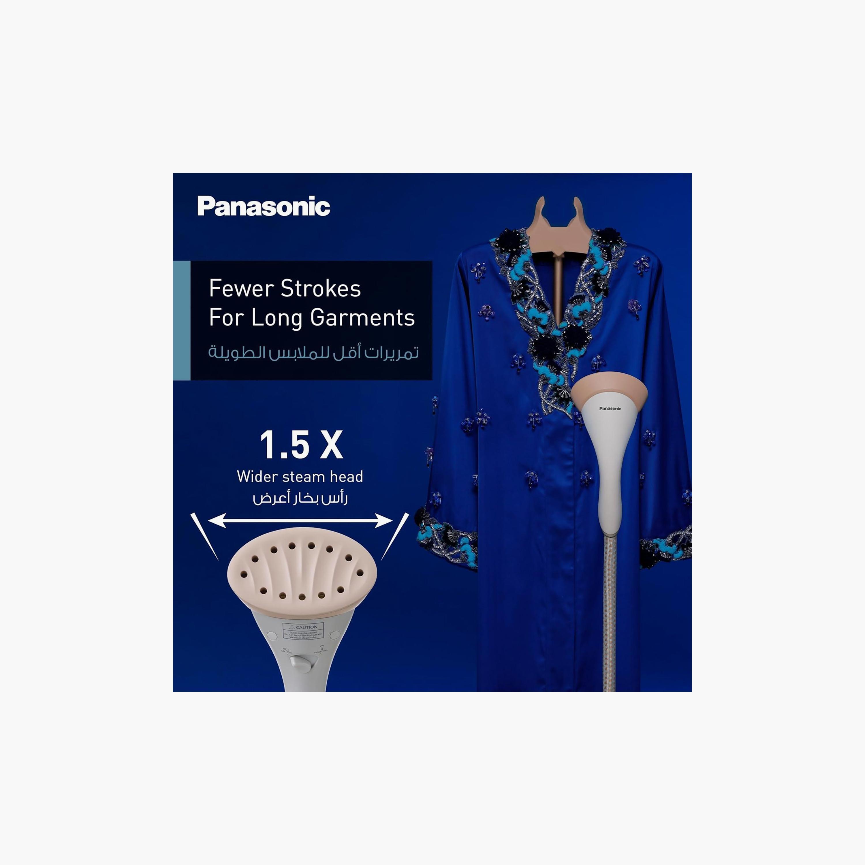 Panasonic 2000W Garment Steamer White | NI-GSG060WTH-household-appliances-homeappliances-ironandsteamers-image-2