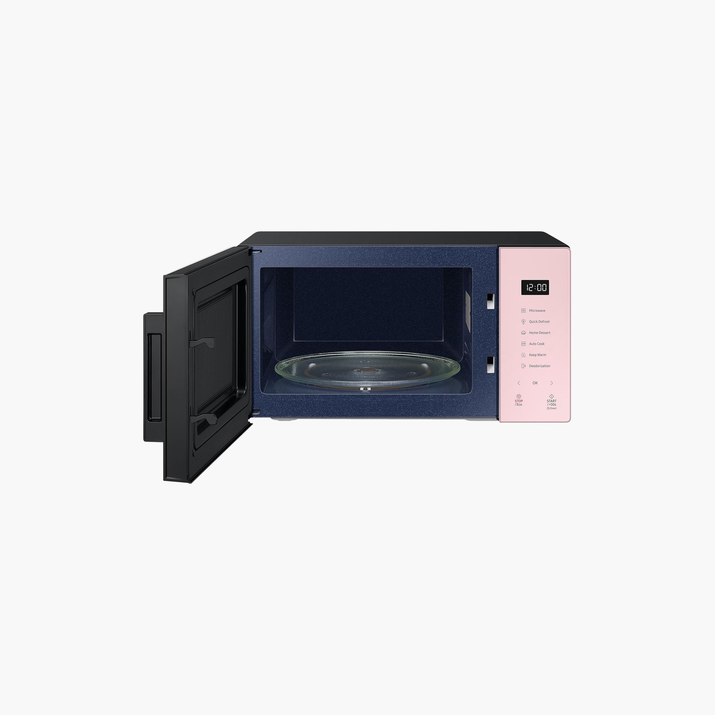فرن ميكروويف سامسونج بيسبوك 23 لتر سولو 800 واط بلون وردي  |  MS23T5018AP/SG-household-appliances-kitchenappliances-microwavesandovens-image-3