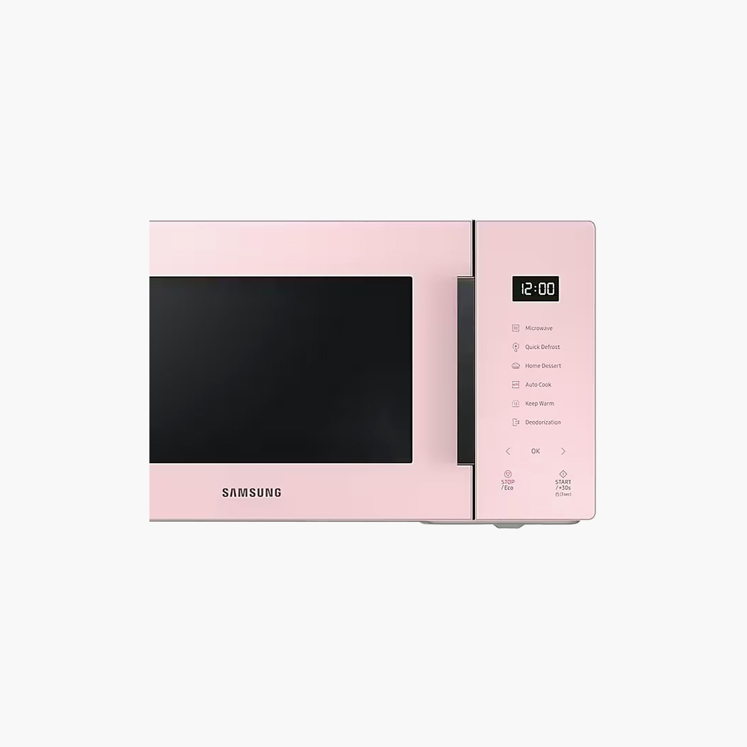 فرن ميكروويف سامسونج بيسبوك 23 لتر سولو 800 واط بلون وردي  |  MS23T5018AP/SG-household-appliances-kitchenappliances-microwavesandovens-image-5