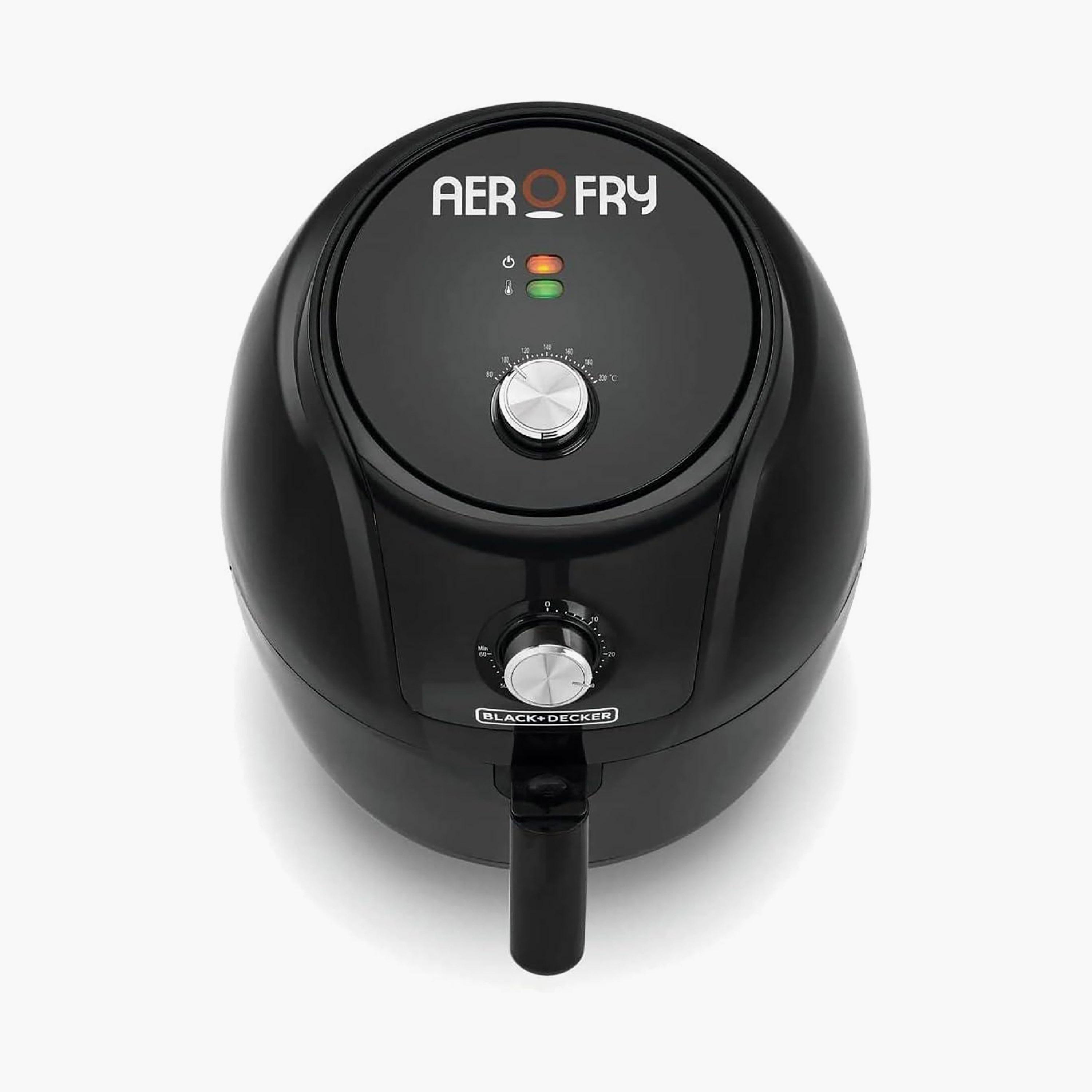 مقلاة هوائية سعة 1.5 كجم وقوة 1800 واط ذات إكس إل من بلاك + ديكر باللون الأسود  |  AF575-B5-household-appliances-kitchenappliances-foodprocessors-image-2