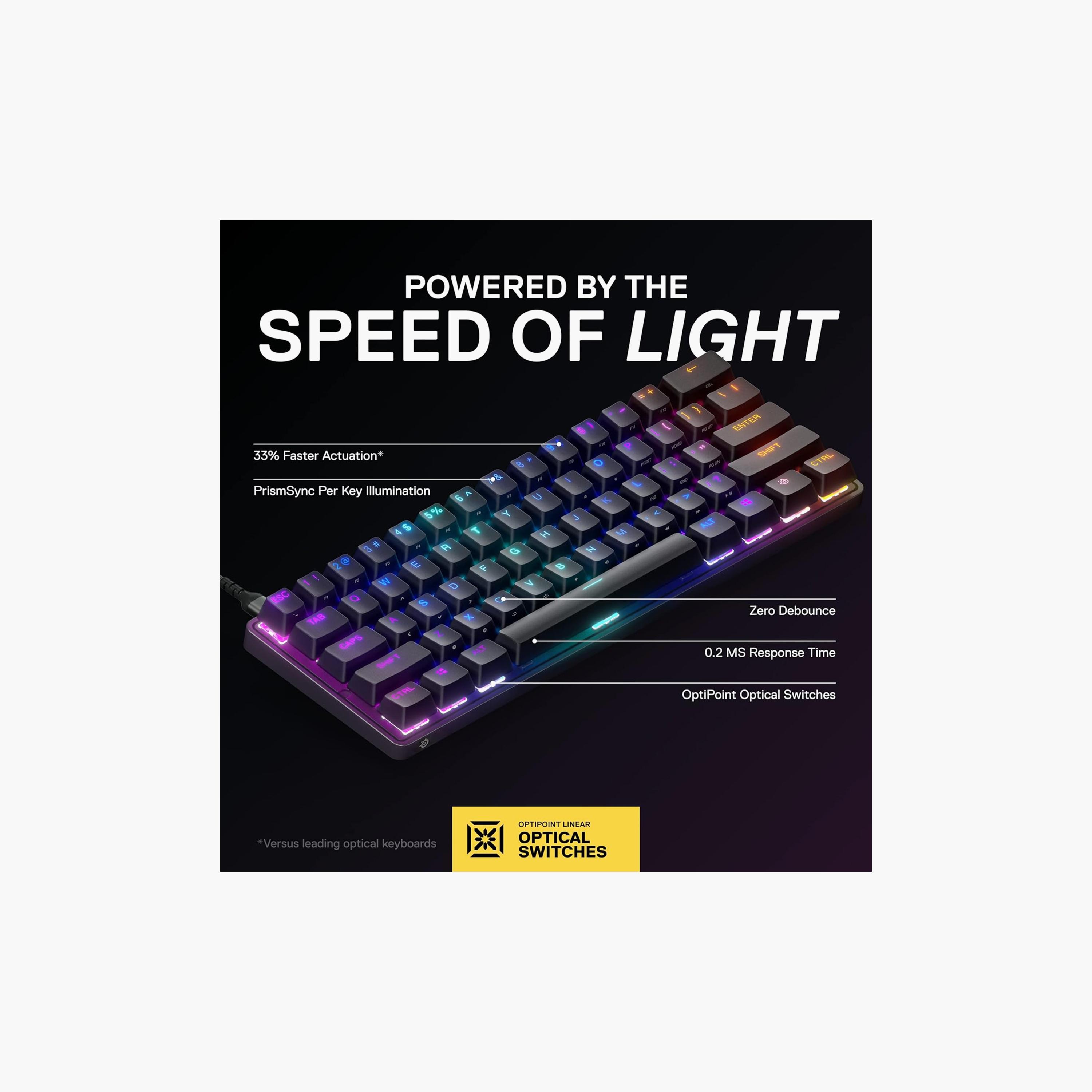 SteelSeries Apex 9 Mini US Wired Keyboard | 64837-electronics-gamesandconsoles-image-2