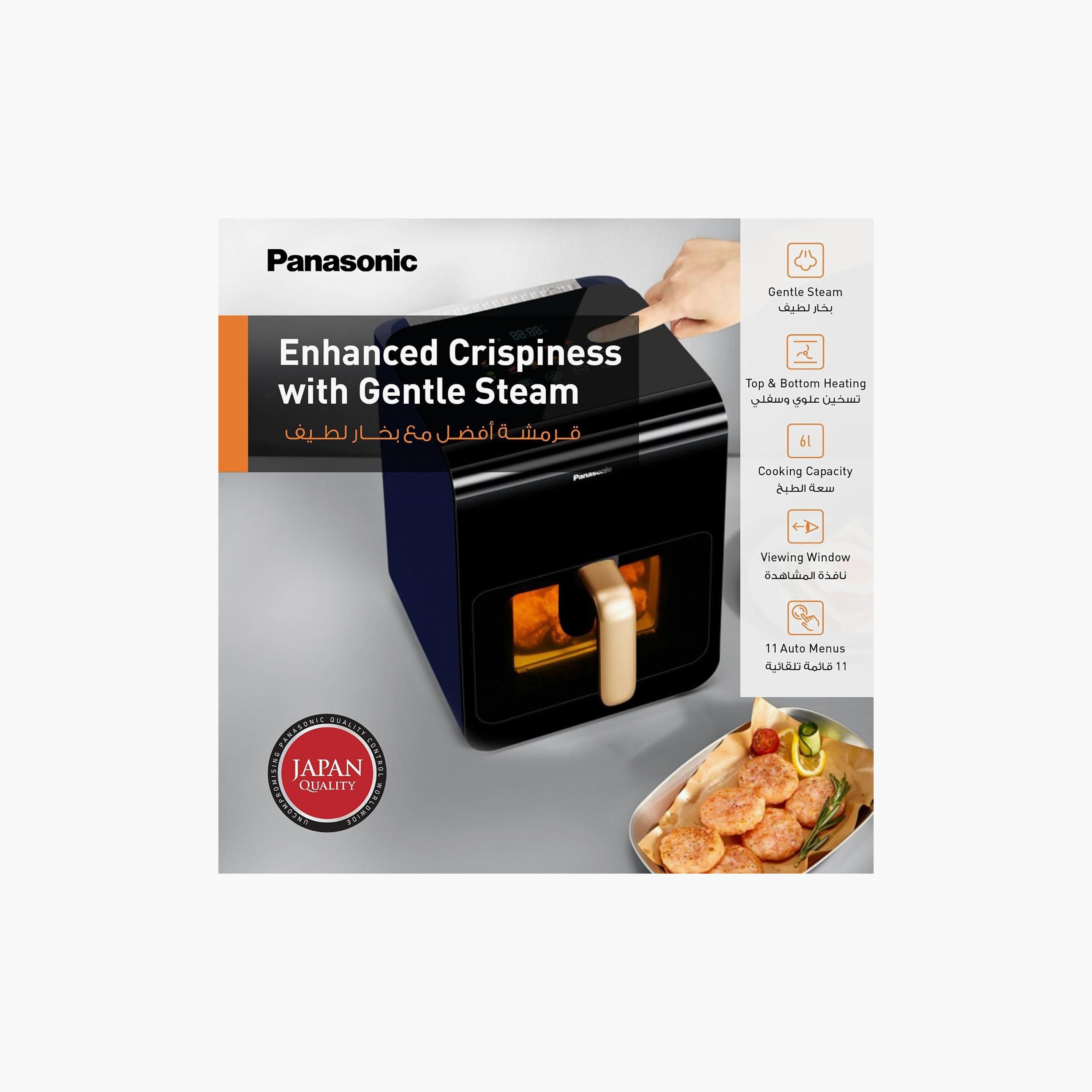 Panasonic 6L Air Fryer Black | NF-CC600AUA-household-appliances-kitchenappliances-foodprocessors-image-2