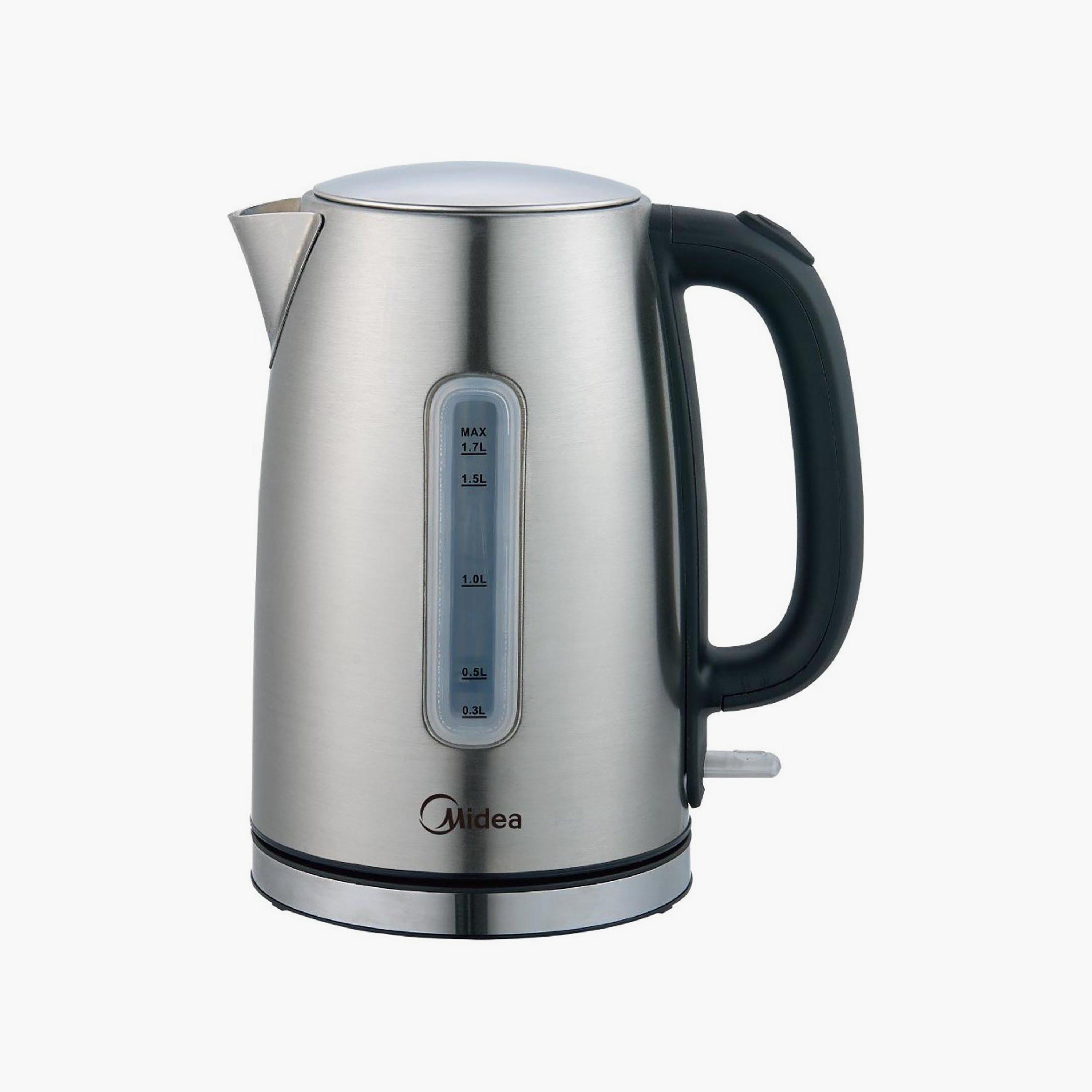 Midea 1.7L Stainless Steel Kettle with Water Level Indicator 2200W | MK17S30D2-household-appliances-kitchenappliances-electrickettles-image-1