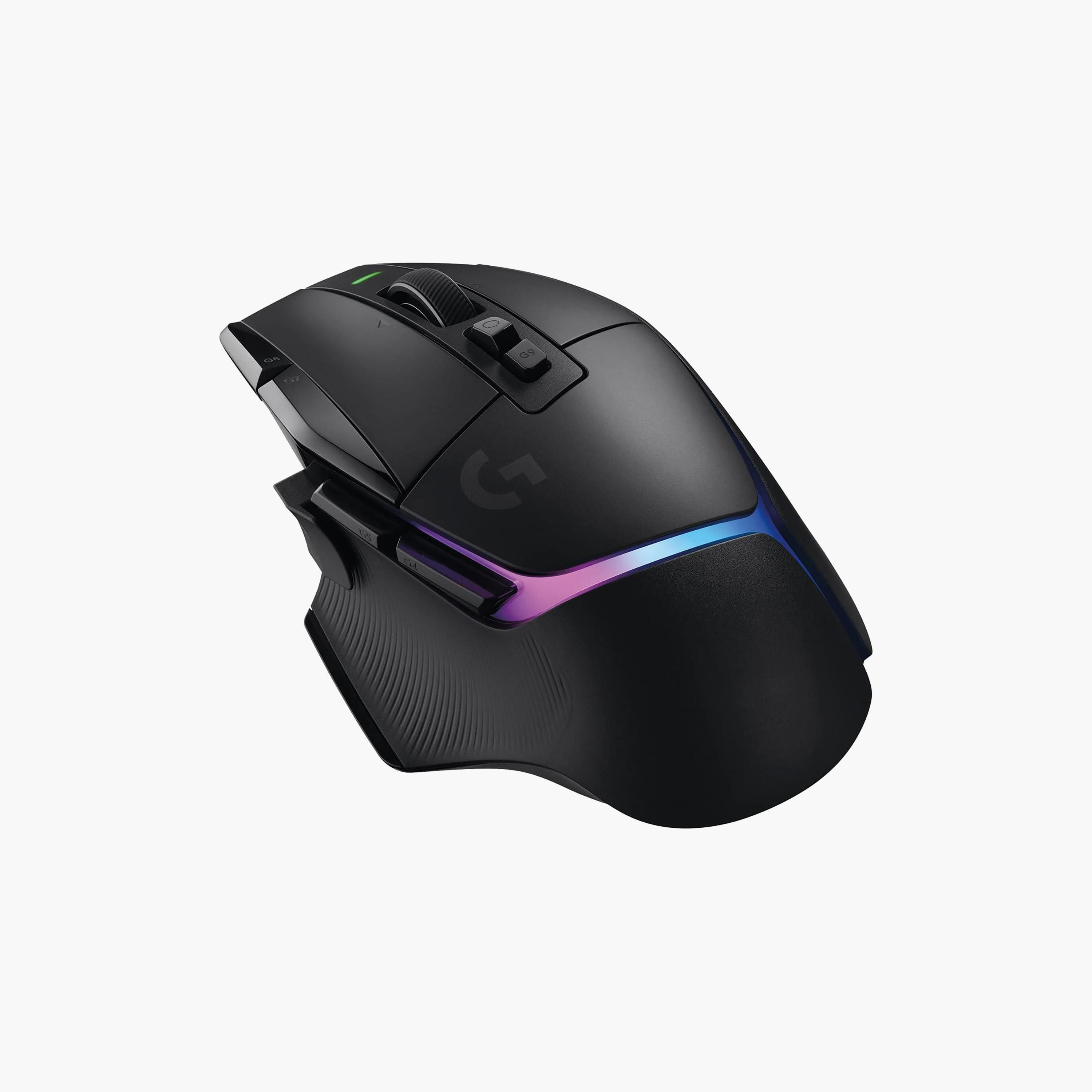 ماوس ألعاب لوجيتك G502 X Plus لايت سبيد اللاسلكي RGB أسود | 910-006163-electronics-gamesandconsoles-image-1