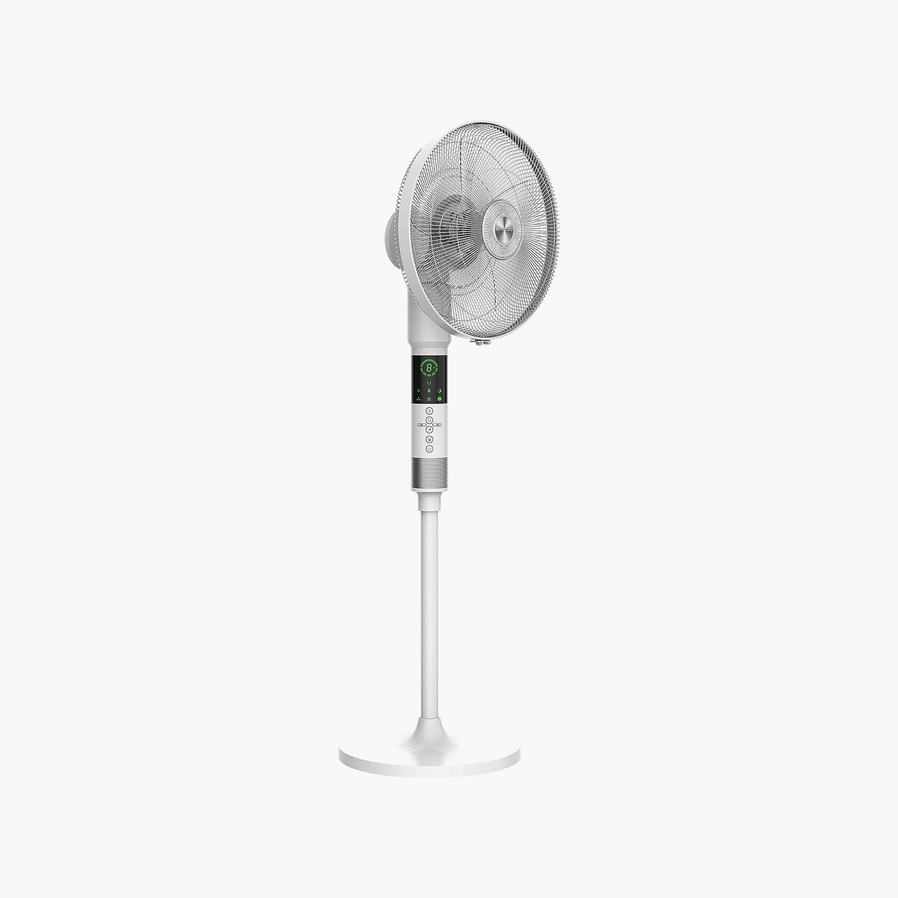 Crownline 16 inch 360 degree Oscillation Stand Fan White | SF-255-household-appliances-homeappliances-fans-image-3